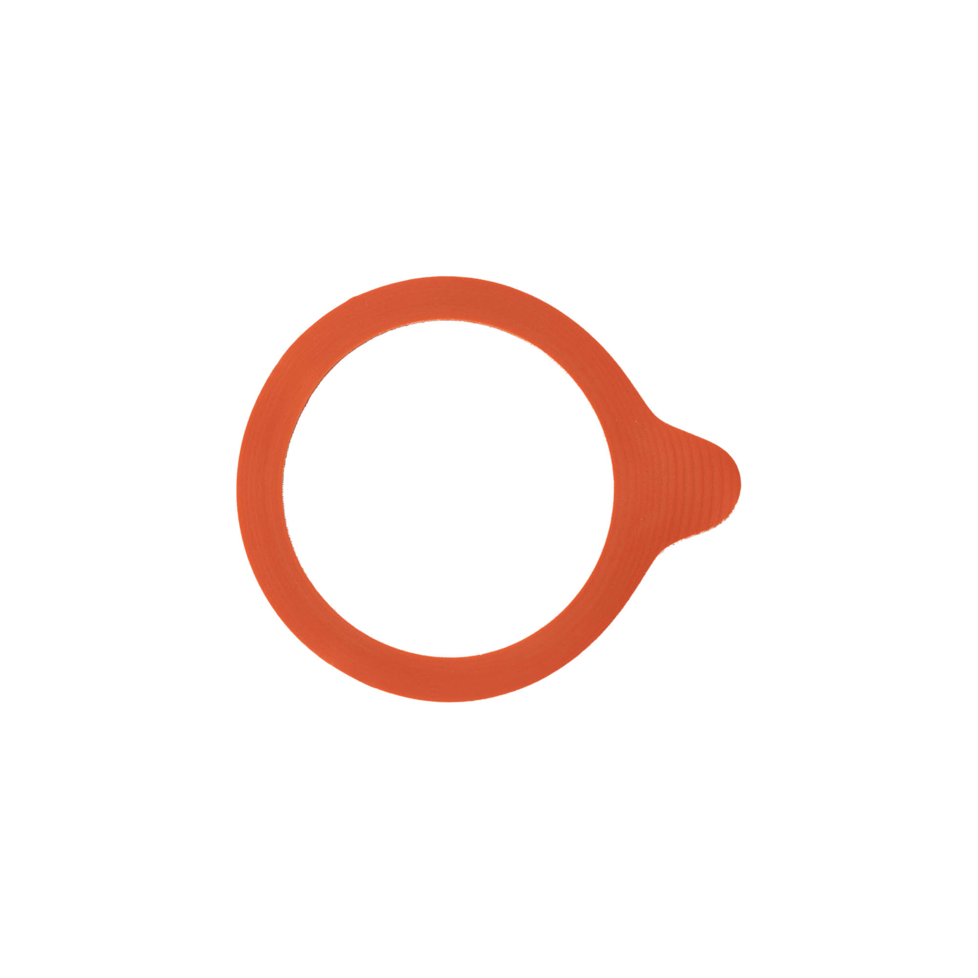 WECK-zavárací krúžok RR60 #, červený, otvor: okrúhly okraj