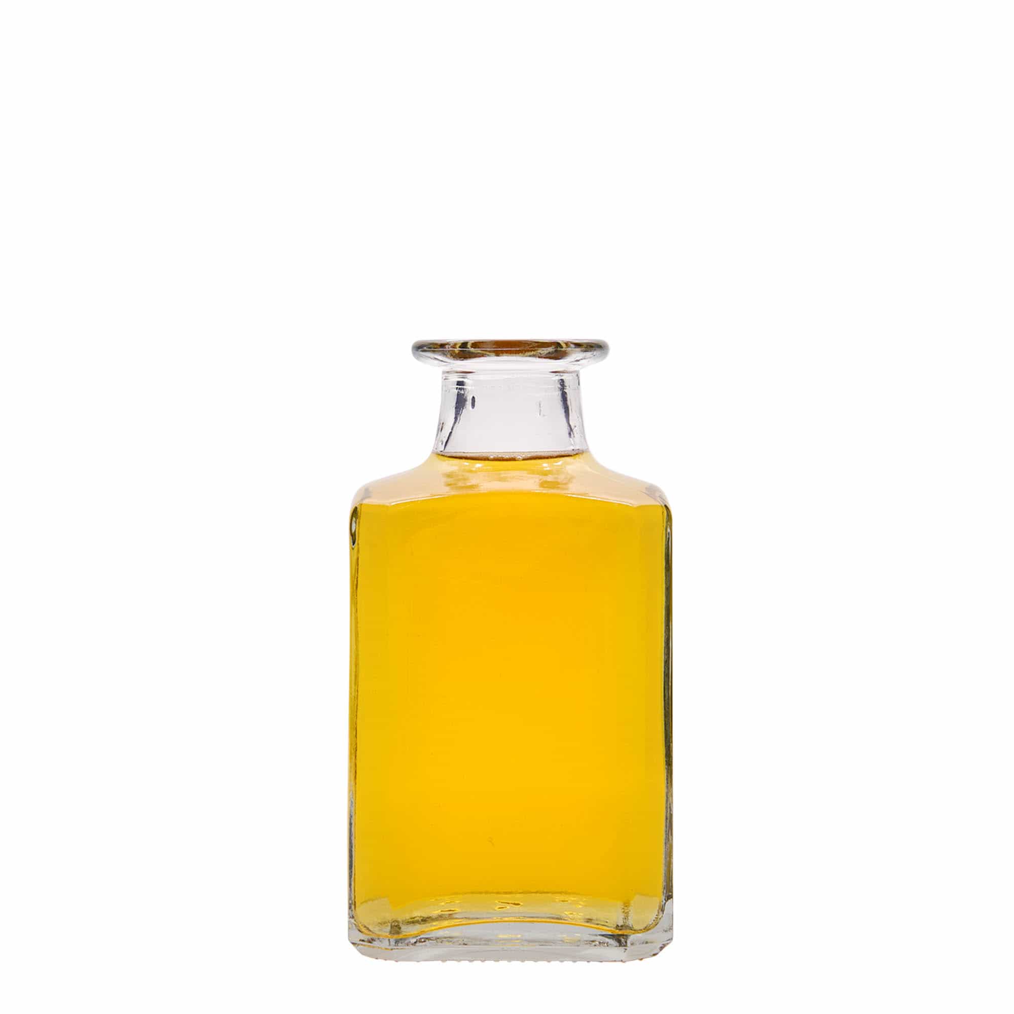 250 ml sklená fľaša „Torben“, štvorcová, hrdlo: korok