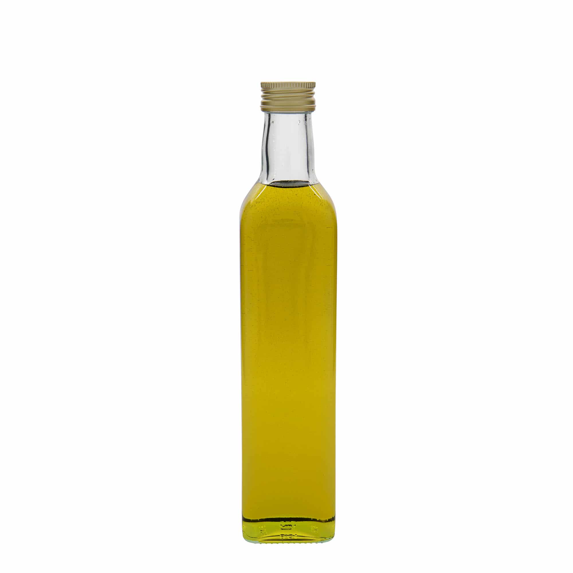 500 ml sklená fľaša „Marasca“, štvorcová, hrdlo: PP 31,5
