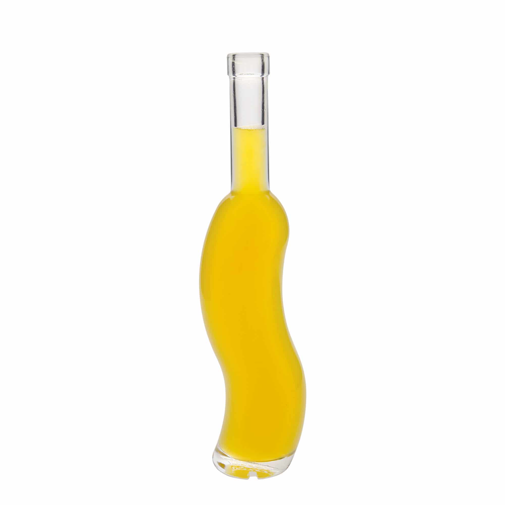 350 ml sklená fľaša „La-Ola“, polguľová, hrdlo: korok