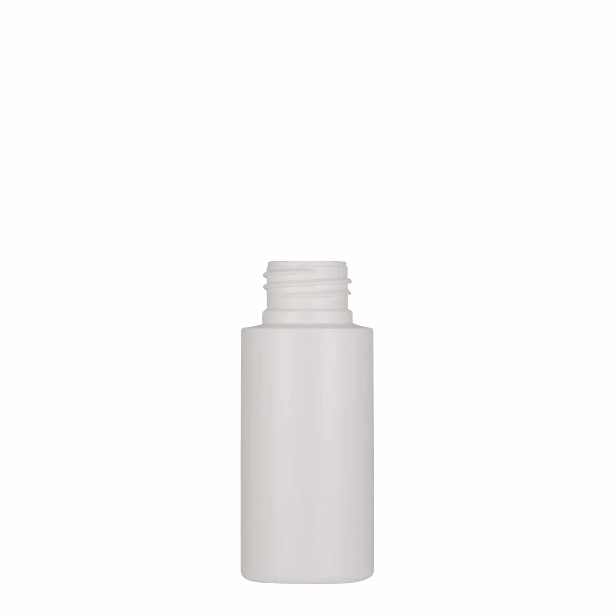 50 ml plastová fľaša „Pípa“, Green HDPE, biela farba, hrdlo: GPI 24/410 50 ml plastová fľaša „Pípa“, Green HDPE, biela farba, hrdlo: GPI 24/410