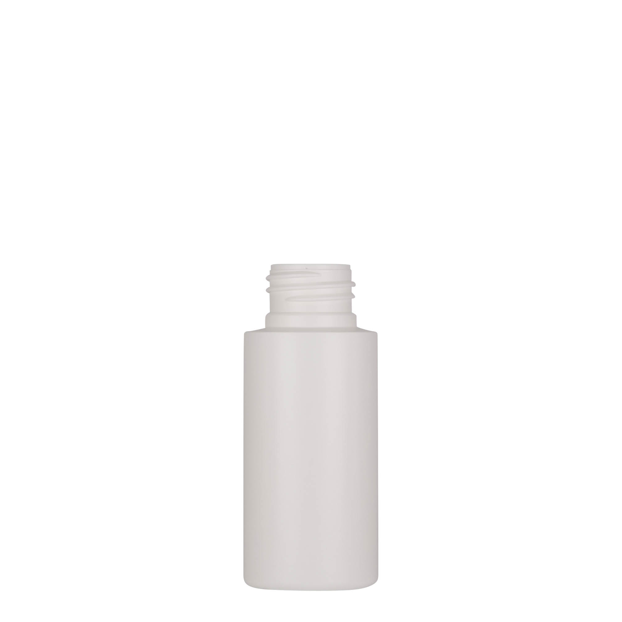 50 ml plastová fľaša 'Pipe', zelený HDPE, biela, hrdlo: 24/410 50 ml plastová fľaša 'Pipe', zelený HDPE, biela, hrdlo: 24/410