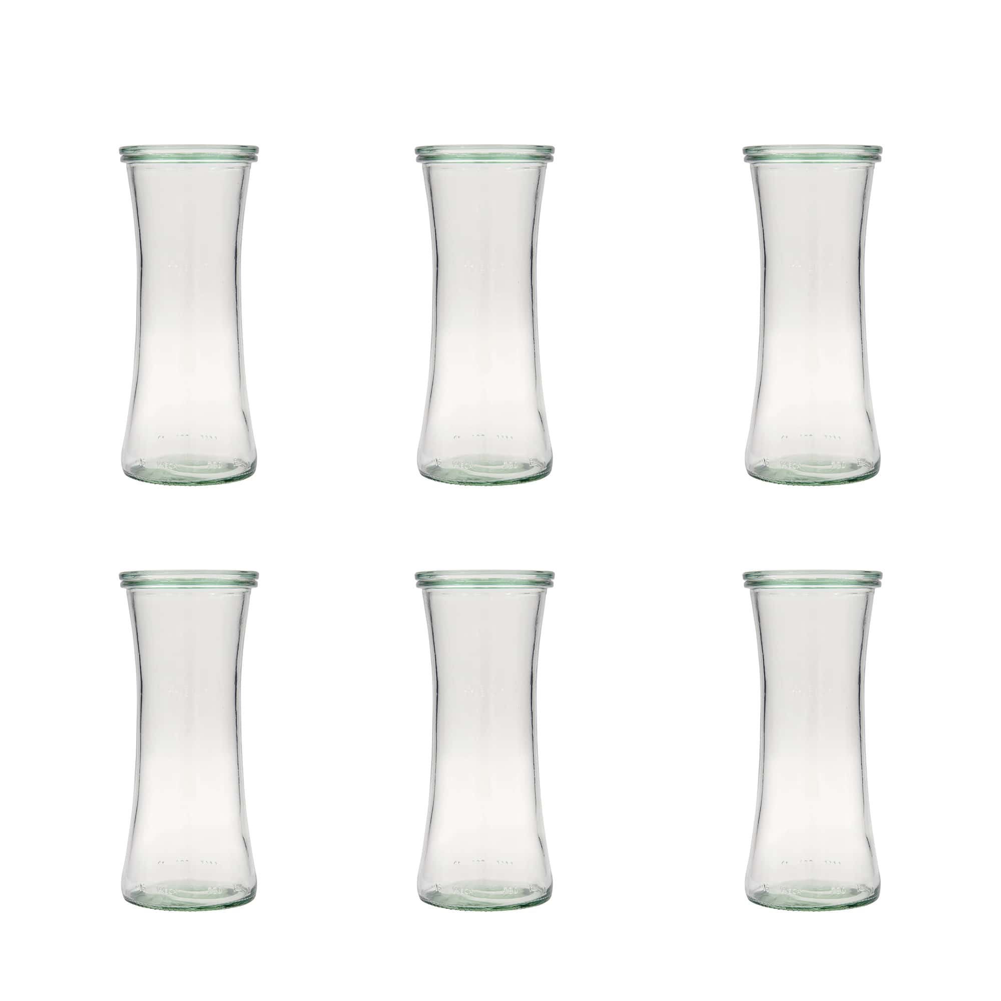 6x 730 ml WECK-gurmánska nádoba so skleneným viečkom RR 80