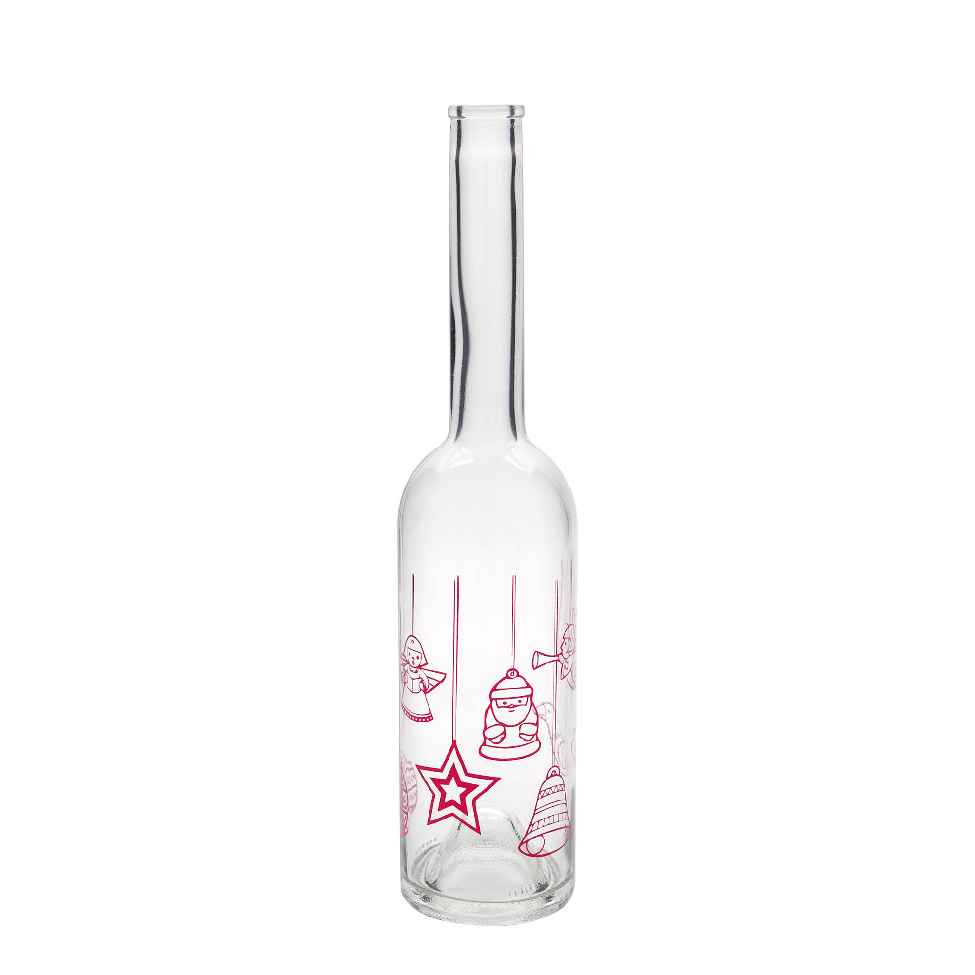 500 ml sklenená fľaša 'Opera', motív: hviezdy, hrdlo: korok