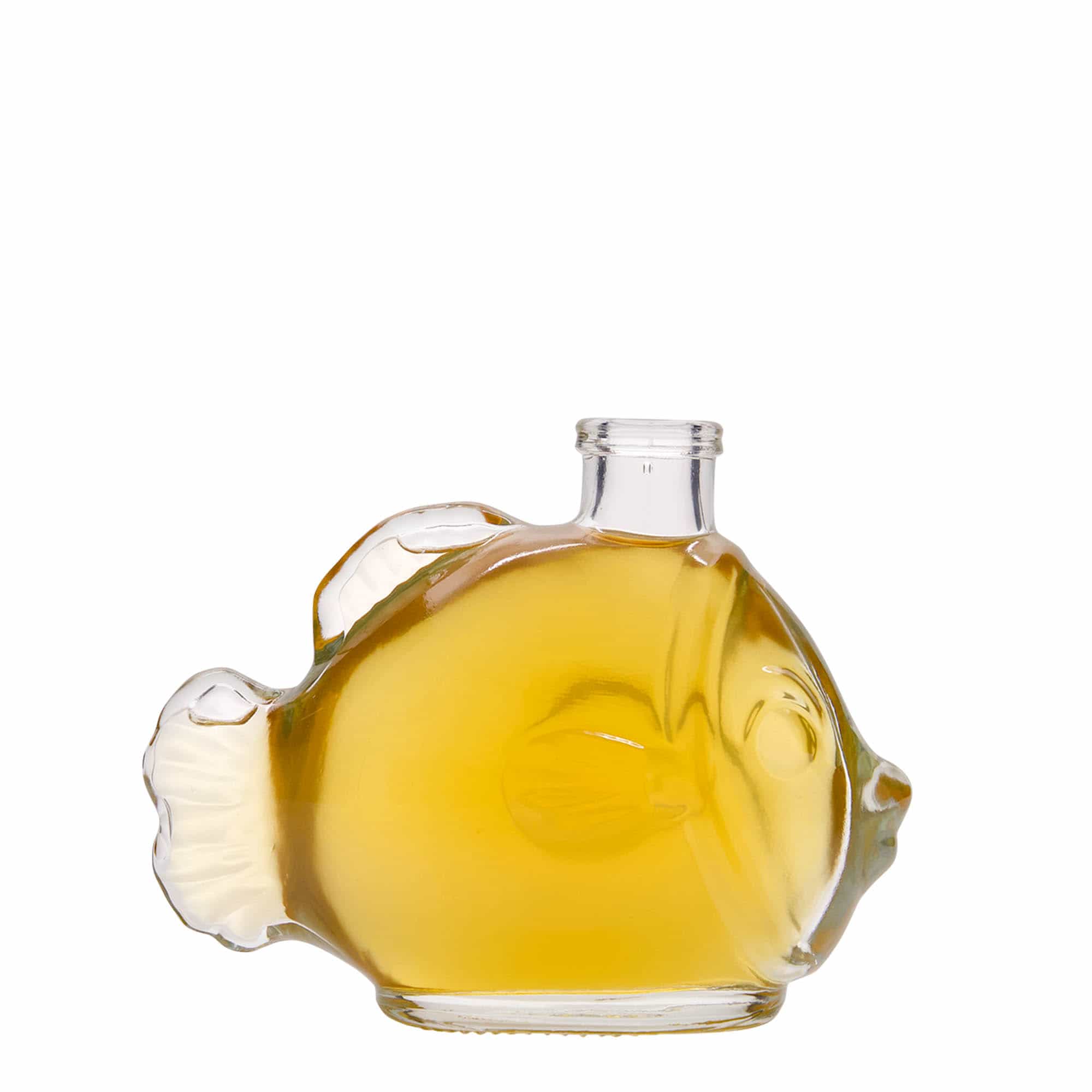 200 ml sklená fľaša „Ryba“, hrdlo: korok