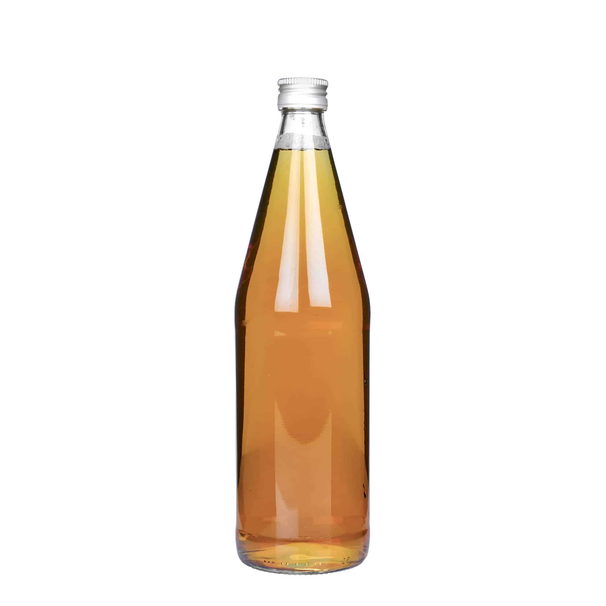 750 ml univerzálna fľaša tvar mrkvy, sklo, hrdlo: PP 28 750 ml univerzálna fľaša tvar mrkvy, sklo, hrdlo: PP 28