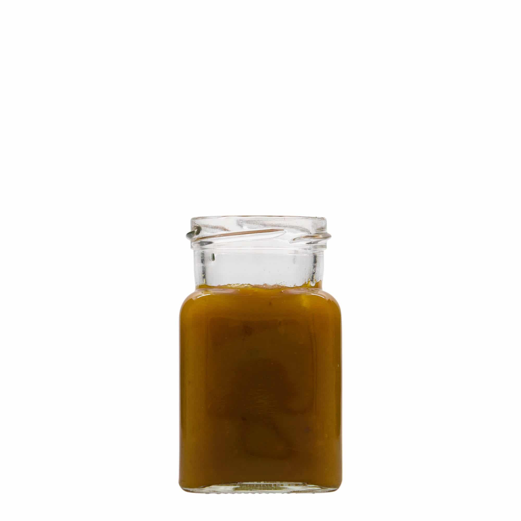150 ml štvorhranný pohár, hrdlo: twist off (TO 53)