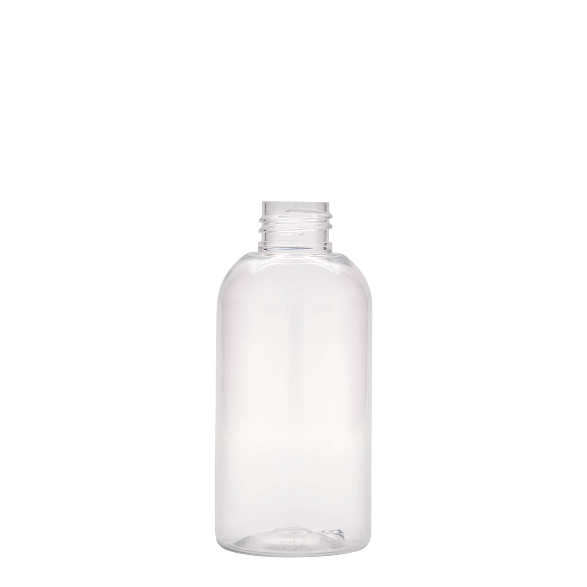 150 ml PET fľaša 'Boston', plast, hrdlo: 24/410