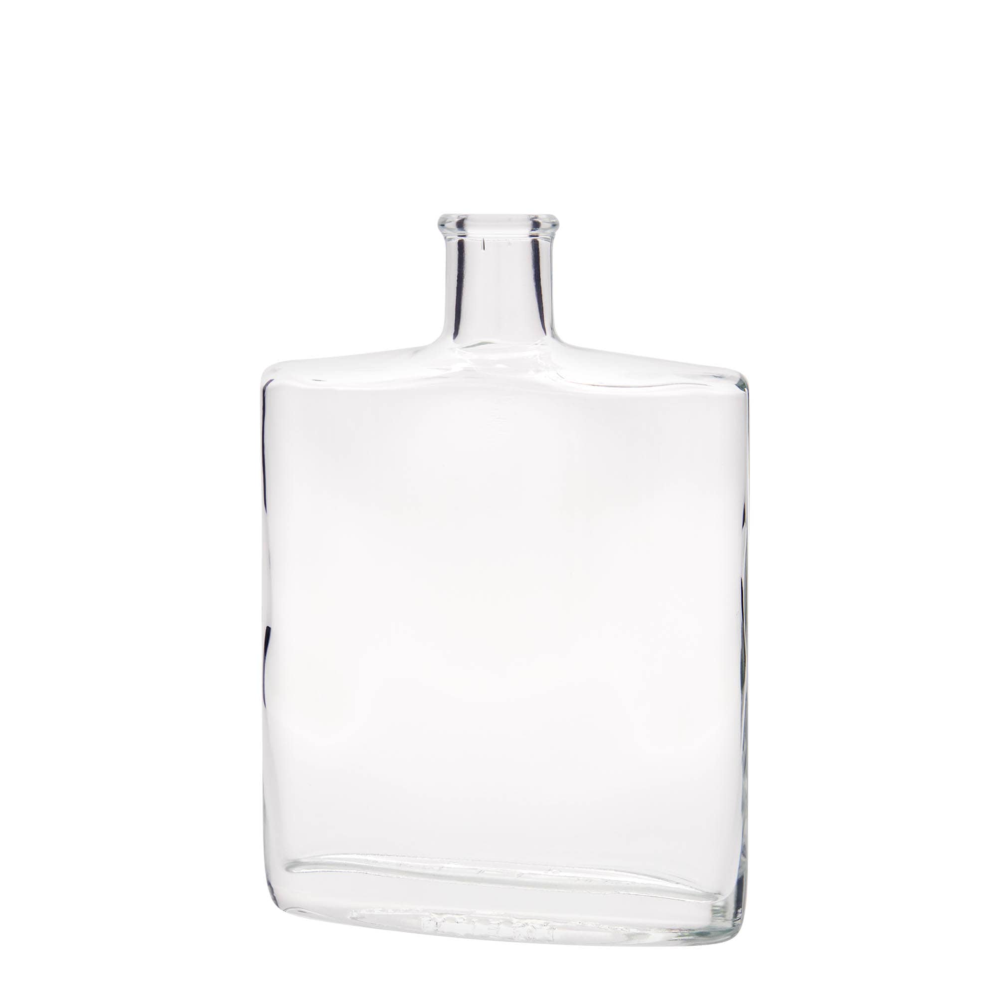 500 ml sklená fľaša „Zorbas“, oválna, hrdlo: korok