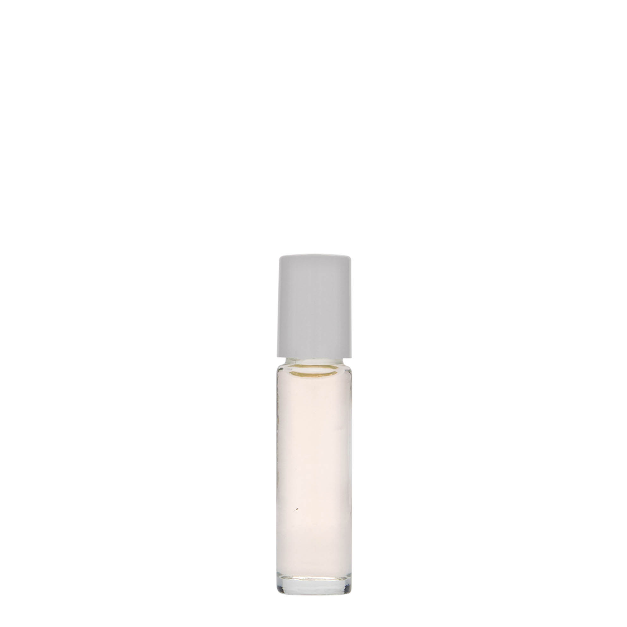 10 ml roll-on fľaštička, sklo, hrdlo: skrutkovací uzáver