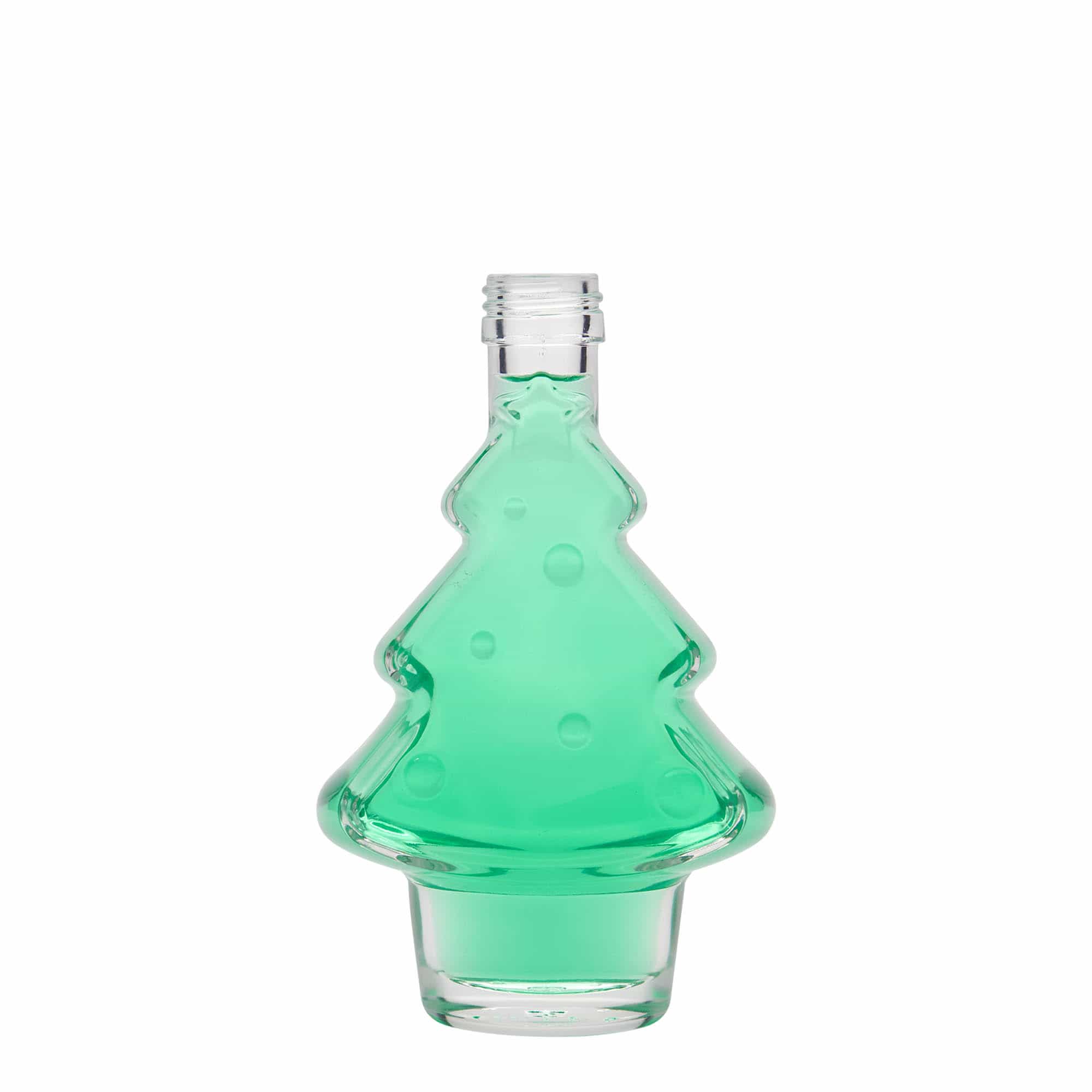 200 ml sklenená fľaša 'Tannenbaum', hrdlo: PP 28