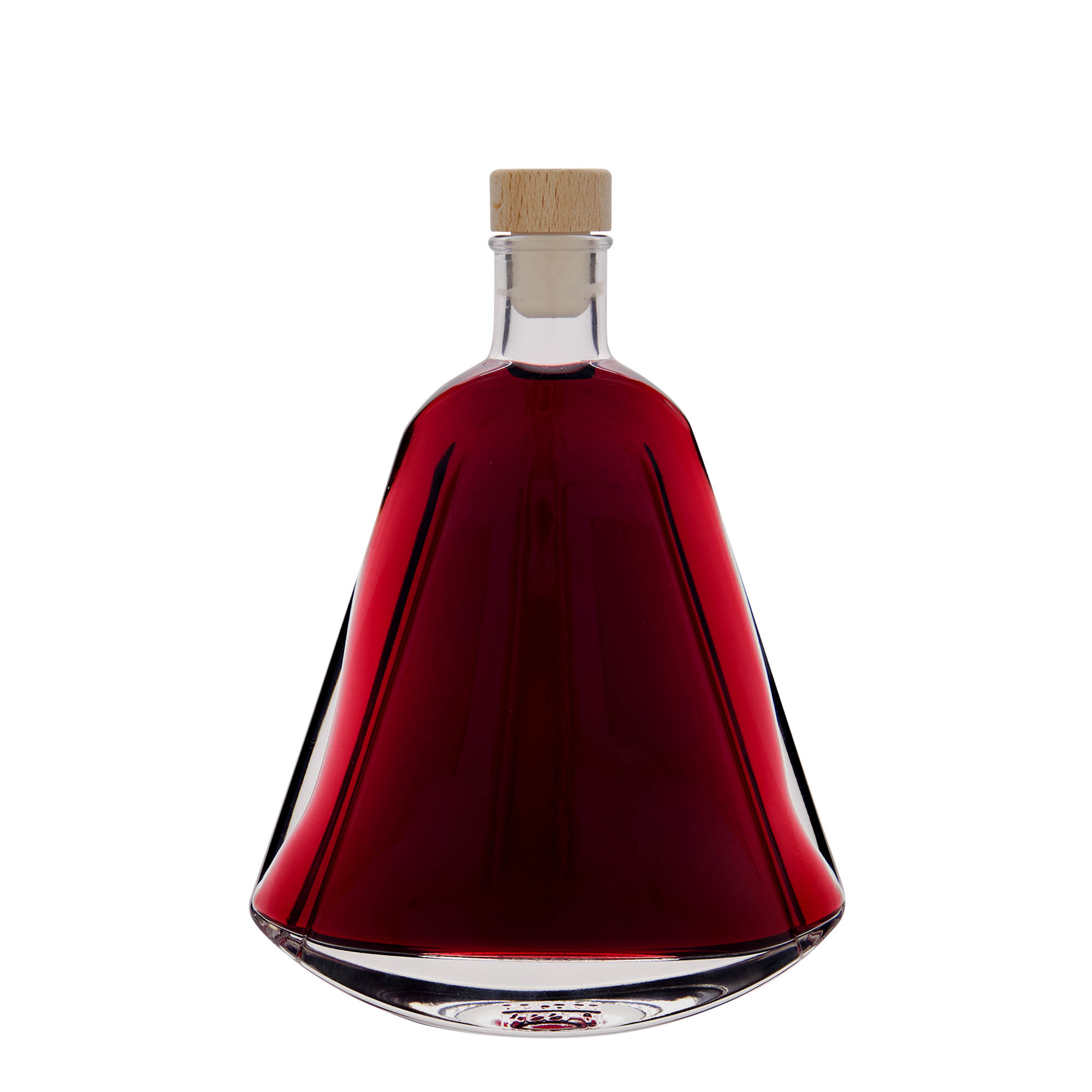 350 ml sklenená fľaša 'Maurizio', oválna, hrdlo: korok 350 ml sklenená fľaša 'Maurizio', oválna, hrdlo: korok