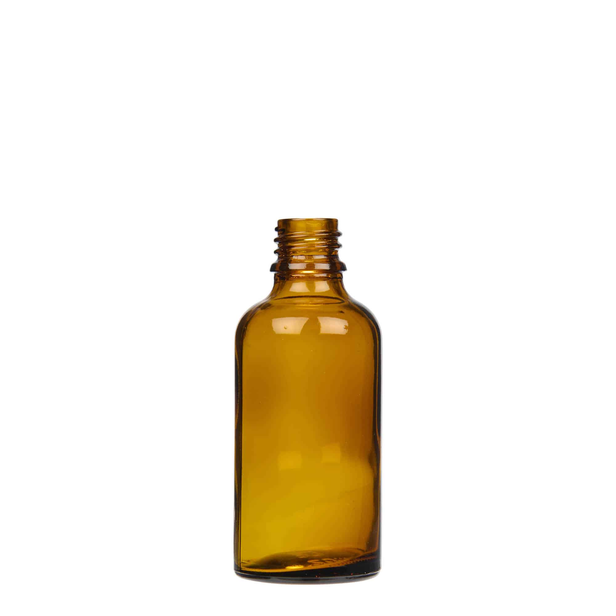 50 ml liekovka s rozprašovačom, sklená, hnedá farba, hrdlo: DIN 18
