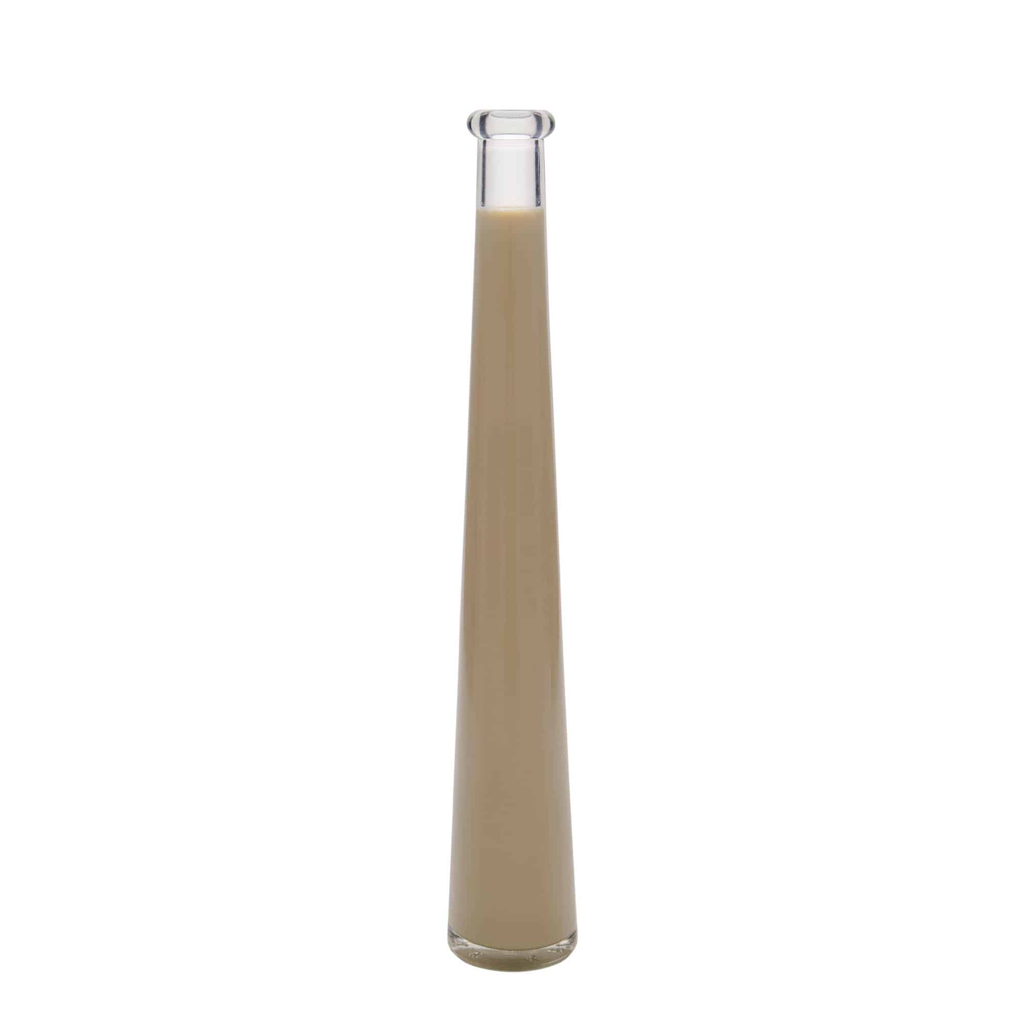 200 ml sklená fľaša „Dama Rondo“, hrdlo: korok