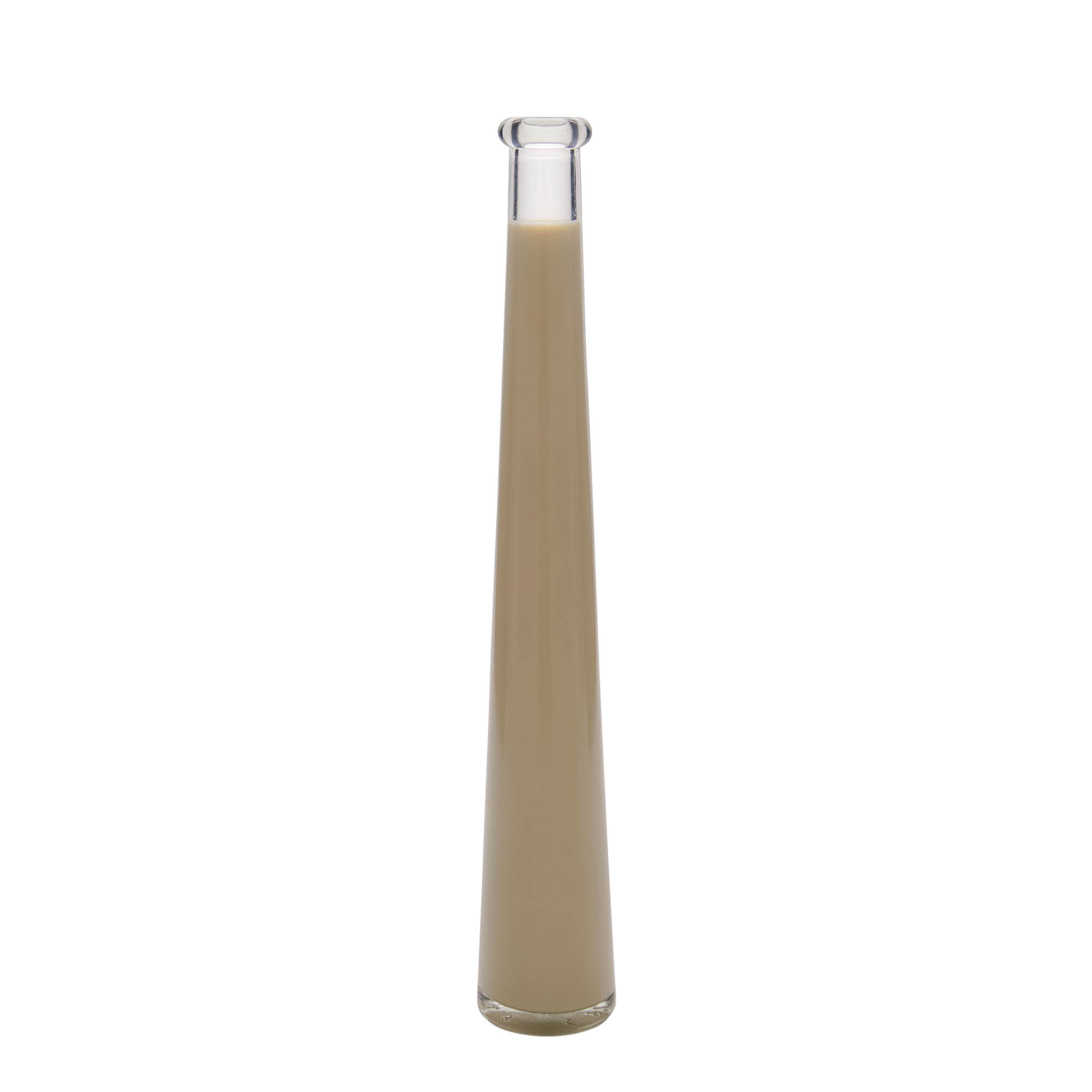 200 ml sklenená fľaša 'Dama Rondo', hrdlo: korok