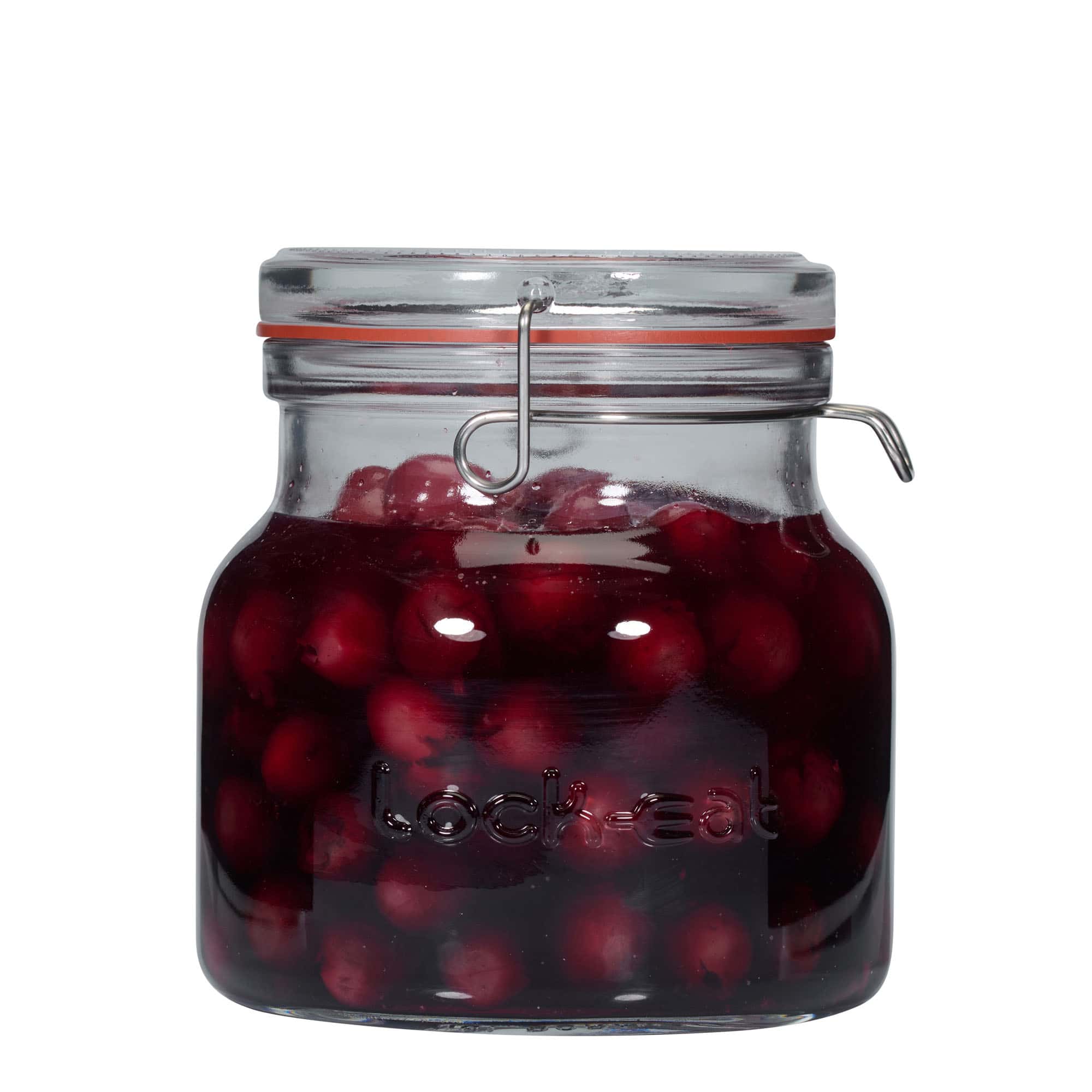 1 500 ml pohár so strmeňovým uzáverom „Lock-Eat“, hrdlo: strmeňový uzáver