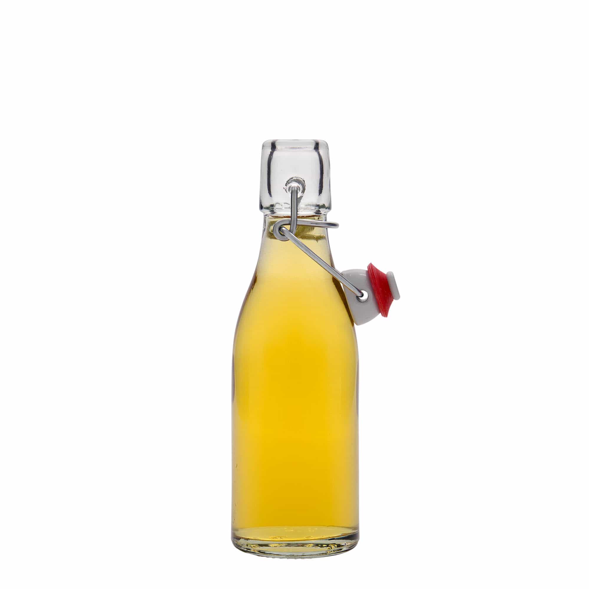 200 ml sklenená fľaša 'Paul', hrdlo: pákové uzatváranie