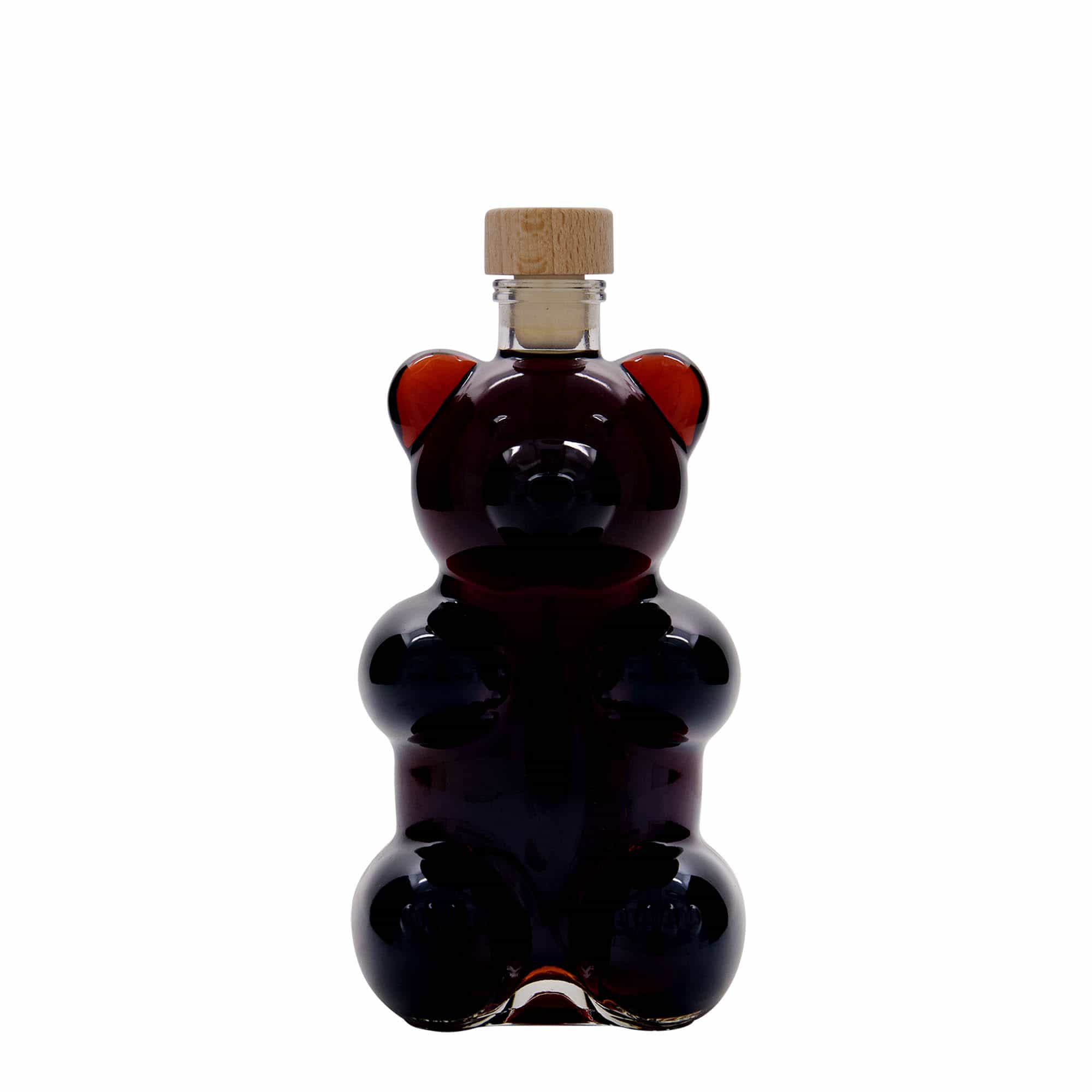 350 ml sklená fľaša „Medveď“, hrdlo: korok