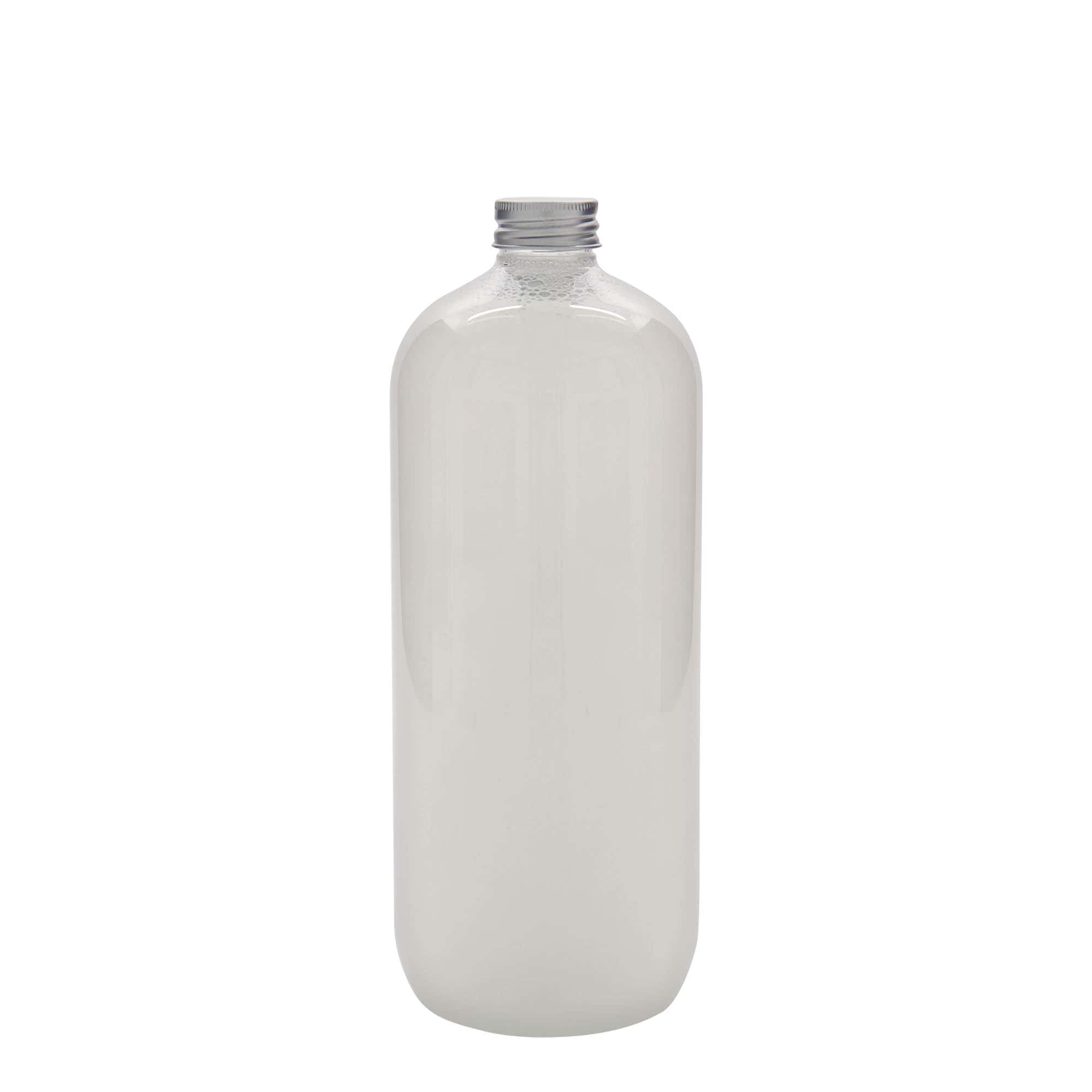 1 000 ml PET fľaša „Boston“, plast, hrdlo: 28/410