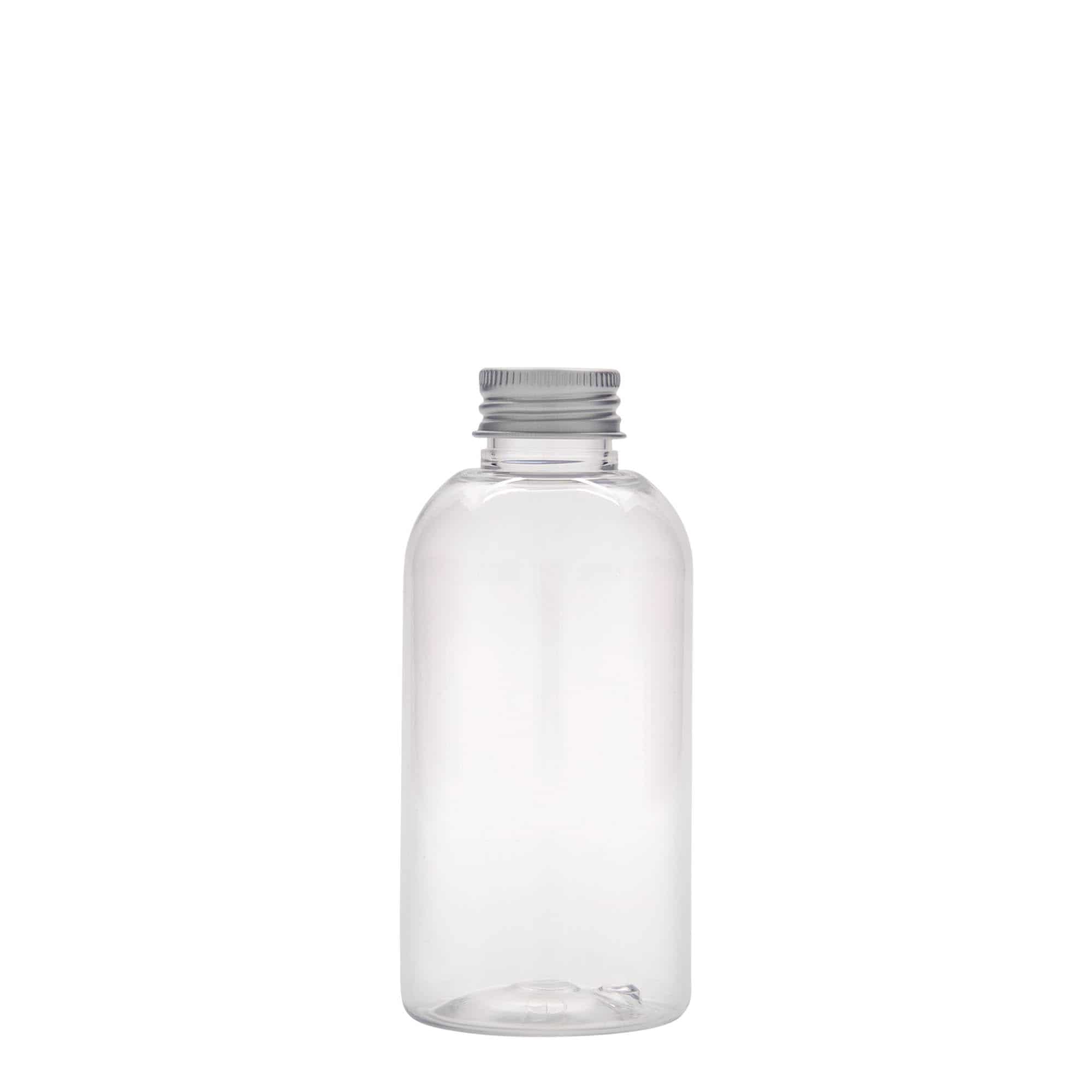 150 ml PET fľaša „Boston“, plast, hrdlo: 24/410