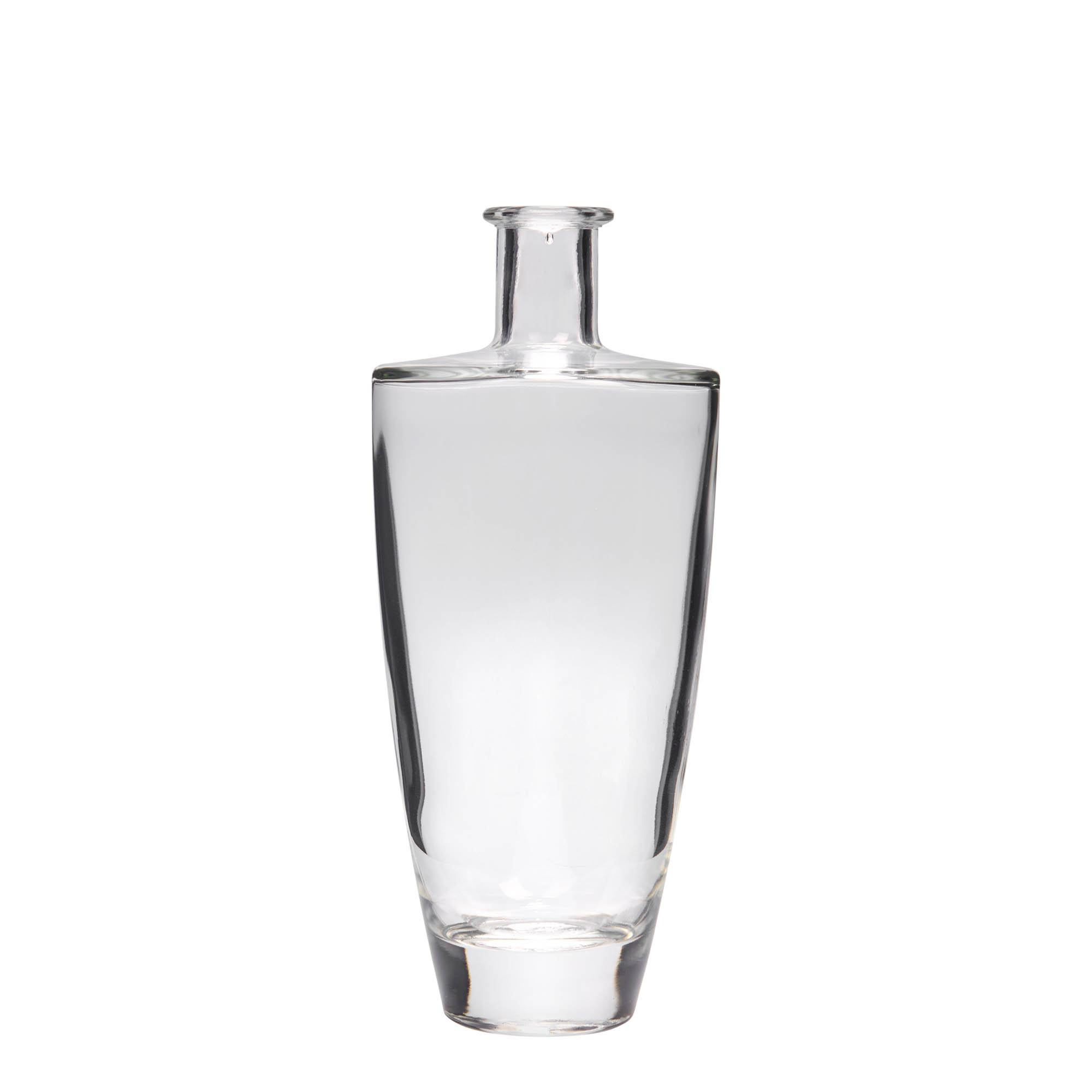 500 ml sklenená fľaša 'Vanessa', oválna, hrdlo: korok 500 ml sklenená fľaša 'Vanessa', oválna, hrdlo: korok
