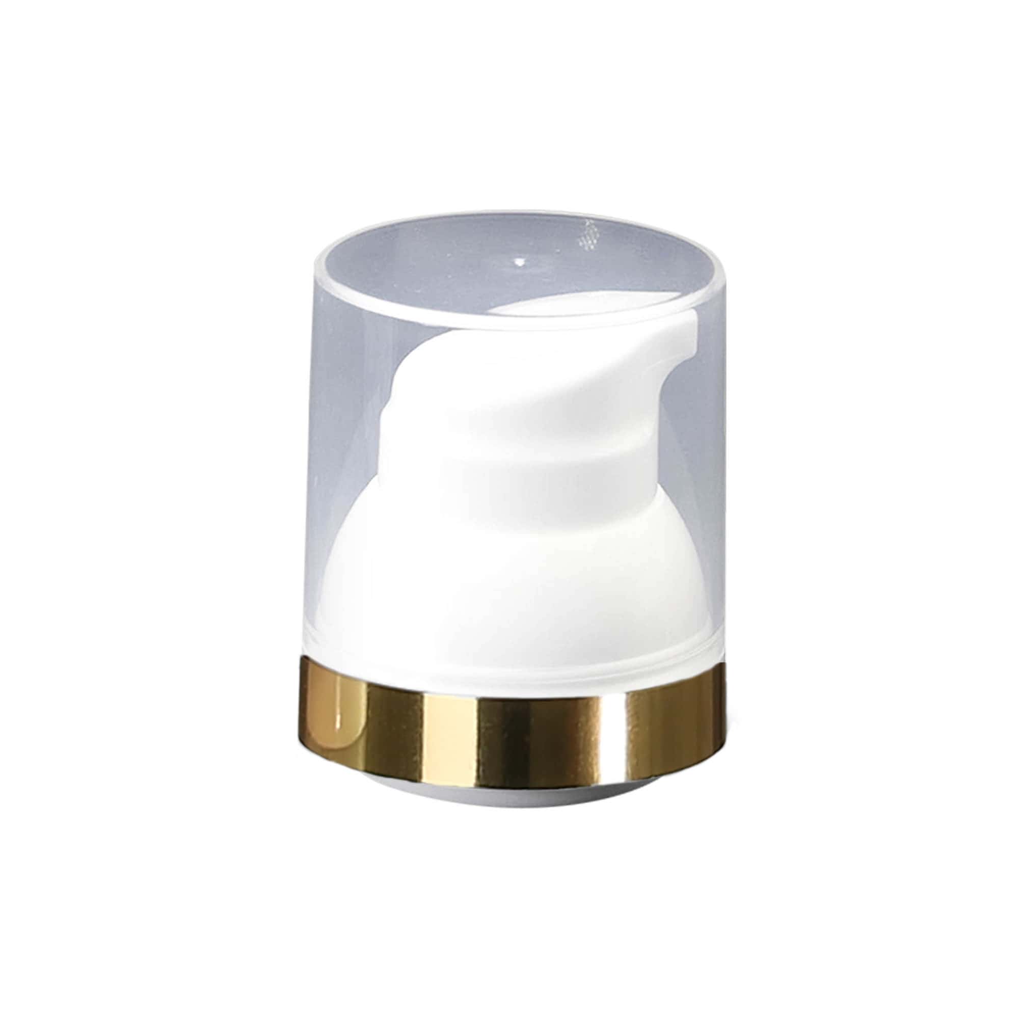 Airless dávkovacia pumpa 'Mezzo', PP-plast, biela Airless dávkovacia pumpa 'Mezzo', PP-plast, biela