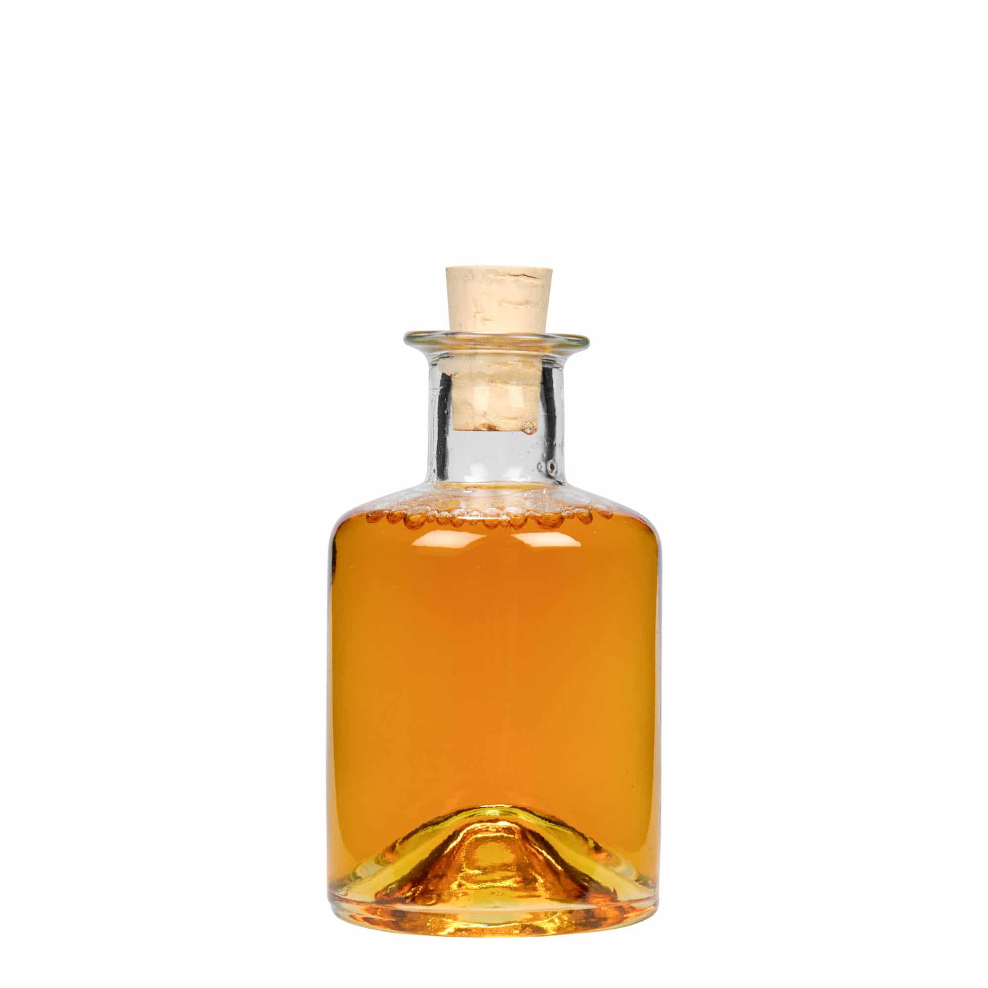 200 ml sklená fľaša lekárnická, hrdlo: korok