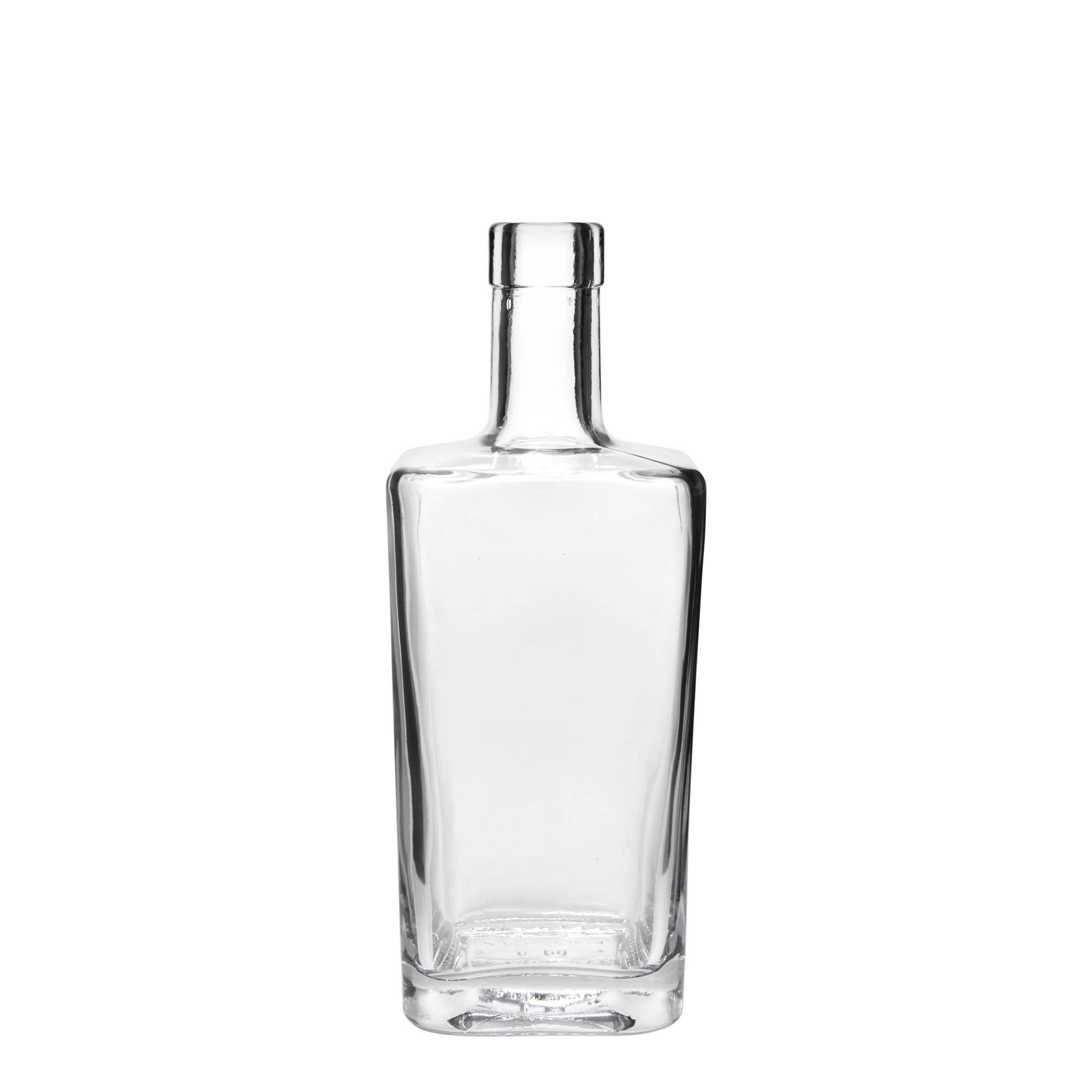 500 ml sklenená fľaša 'Noel', štvorcová, hrdlo: korok