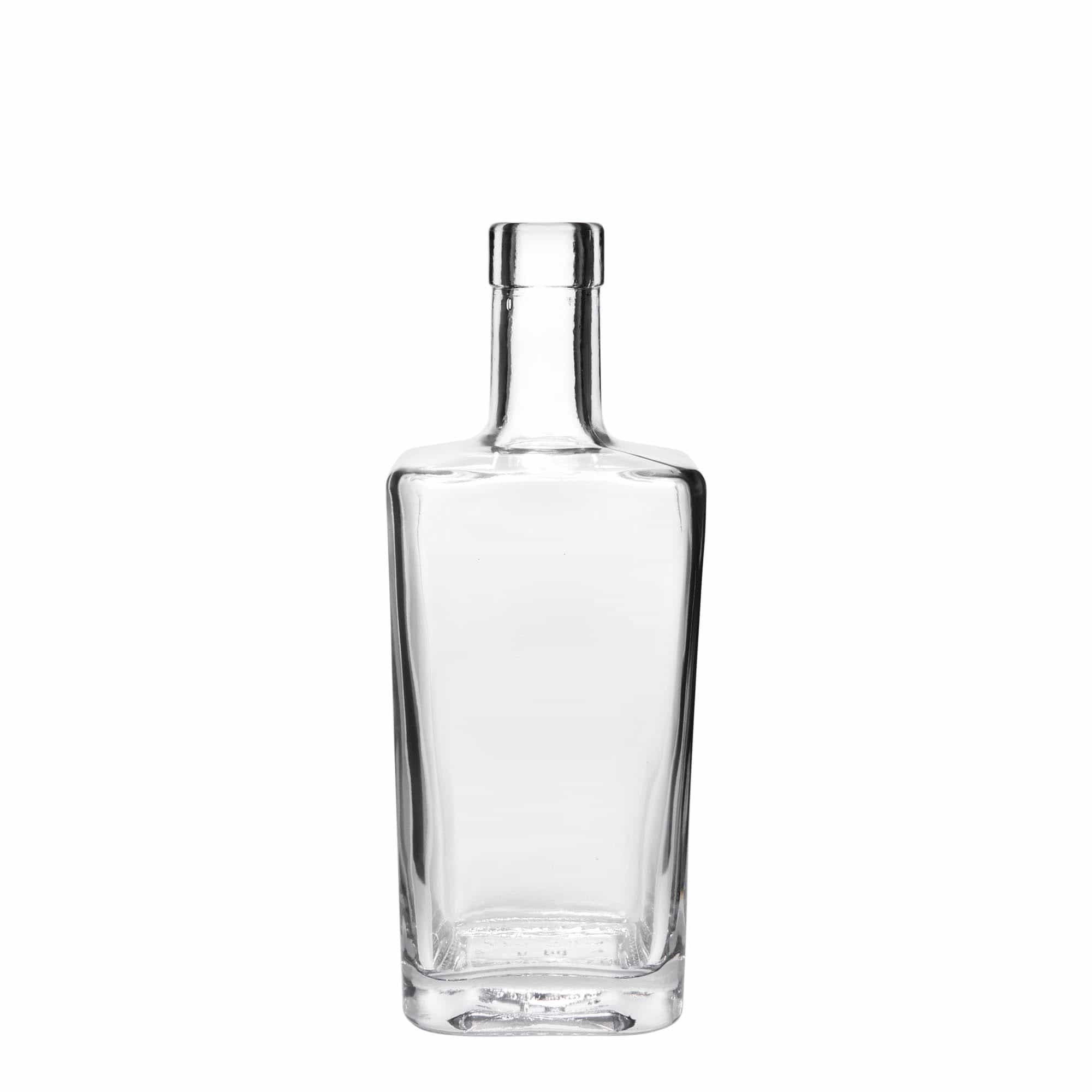 500 ml sklenená fľaša 'Noel', štvorcová, hrdlo: korok