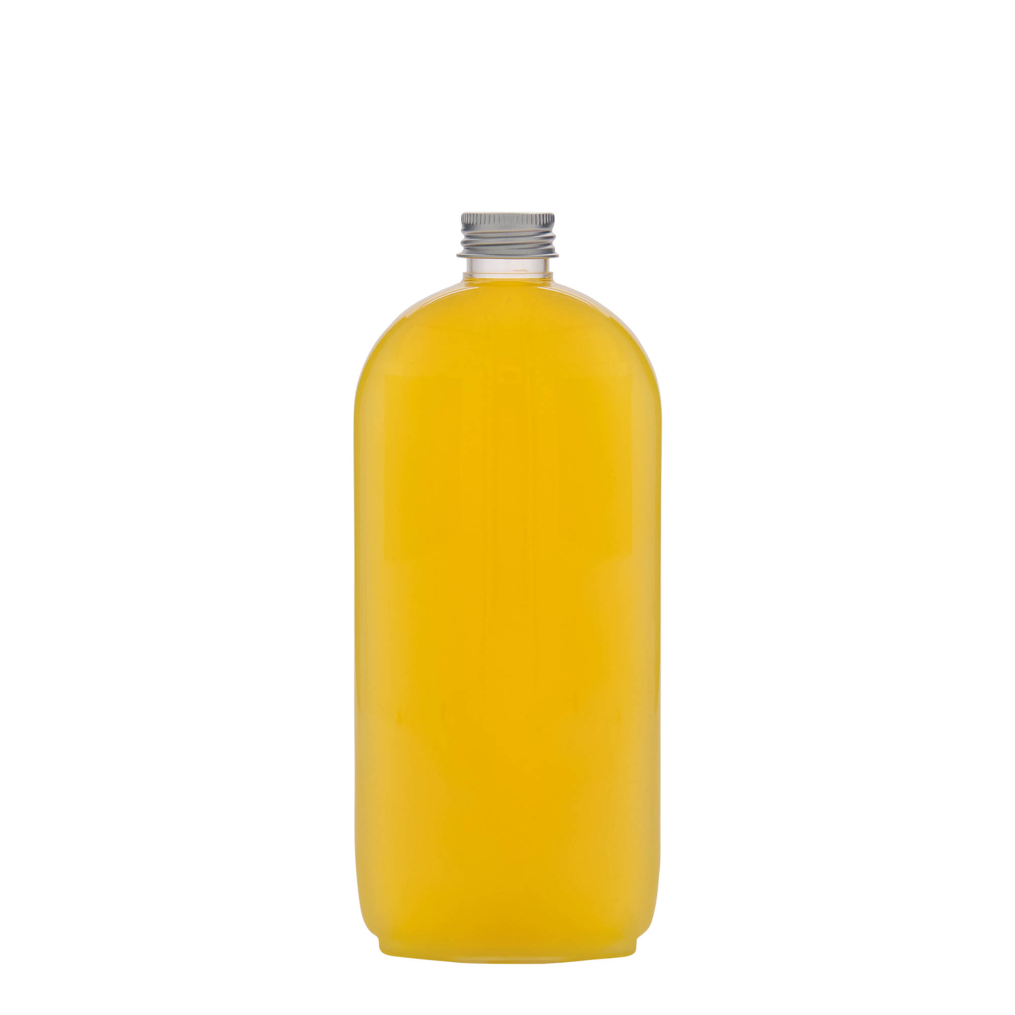 500 ml PET fľaša 'Iris', oválna, plast, hrdlo: 24/410
