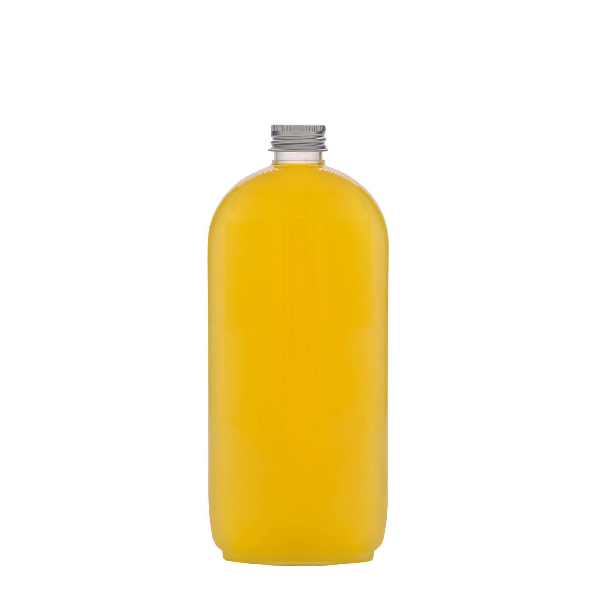 500 ml PET fľaša 'Iris', oválna, plast, hrdlo: 24/410