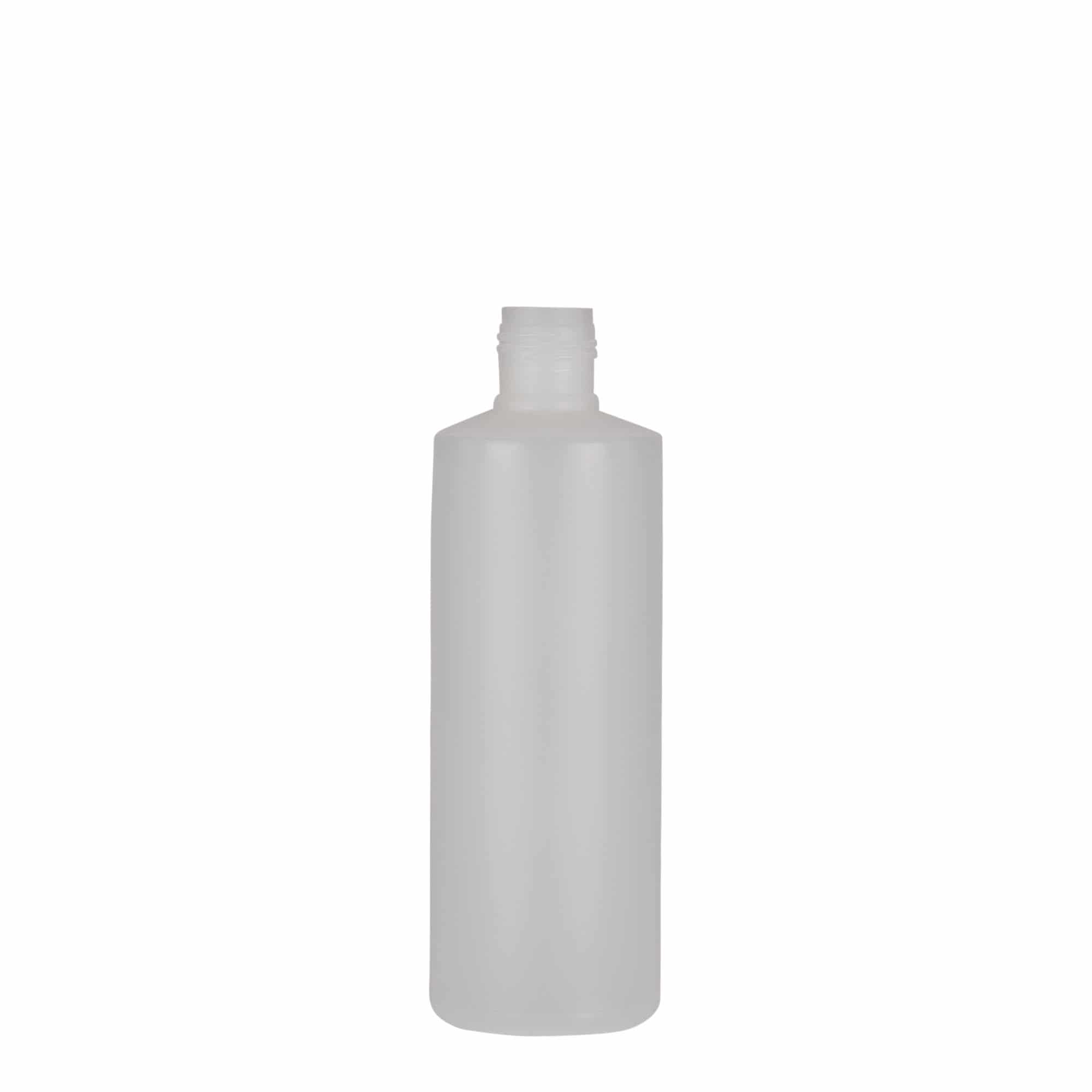 200 ml okrúhla fľaša, PE plast, prírodná farba, hrdlo: skrutkovací uzáver 200 ml okrúhla fľaša, PE plast, prírodná farba, hrdlo: skrutkovací uzáver