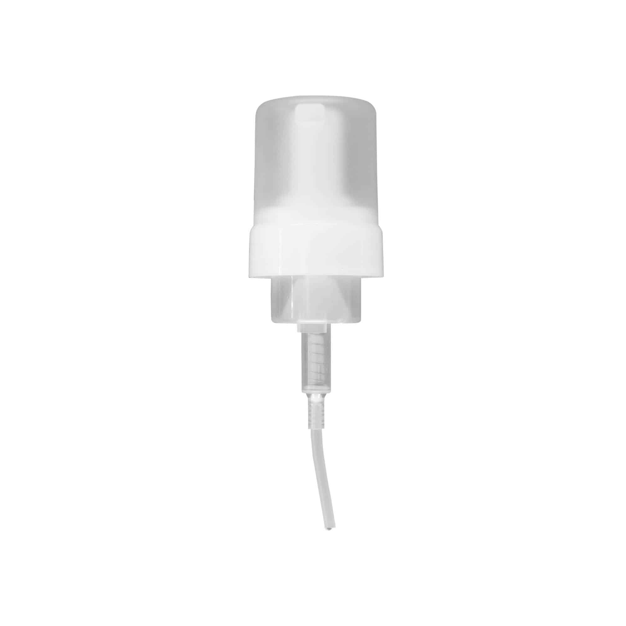 Dávkovač 100 ml „Foamer“, PP-plast, biely, pre hrdlo: skrutkovací uzáver