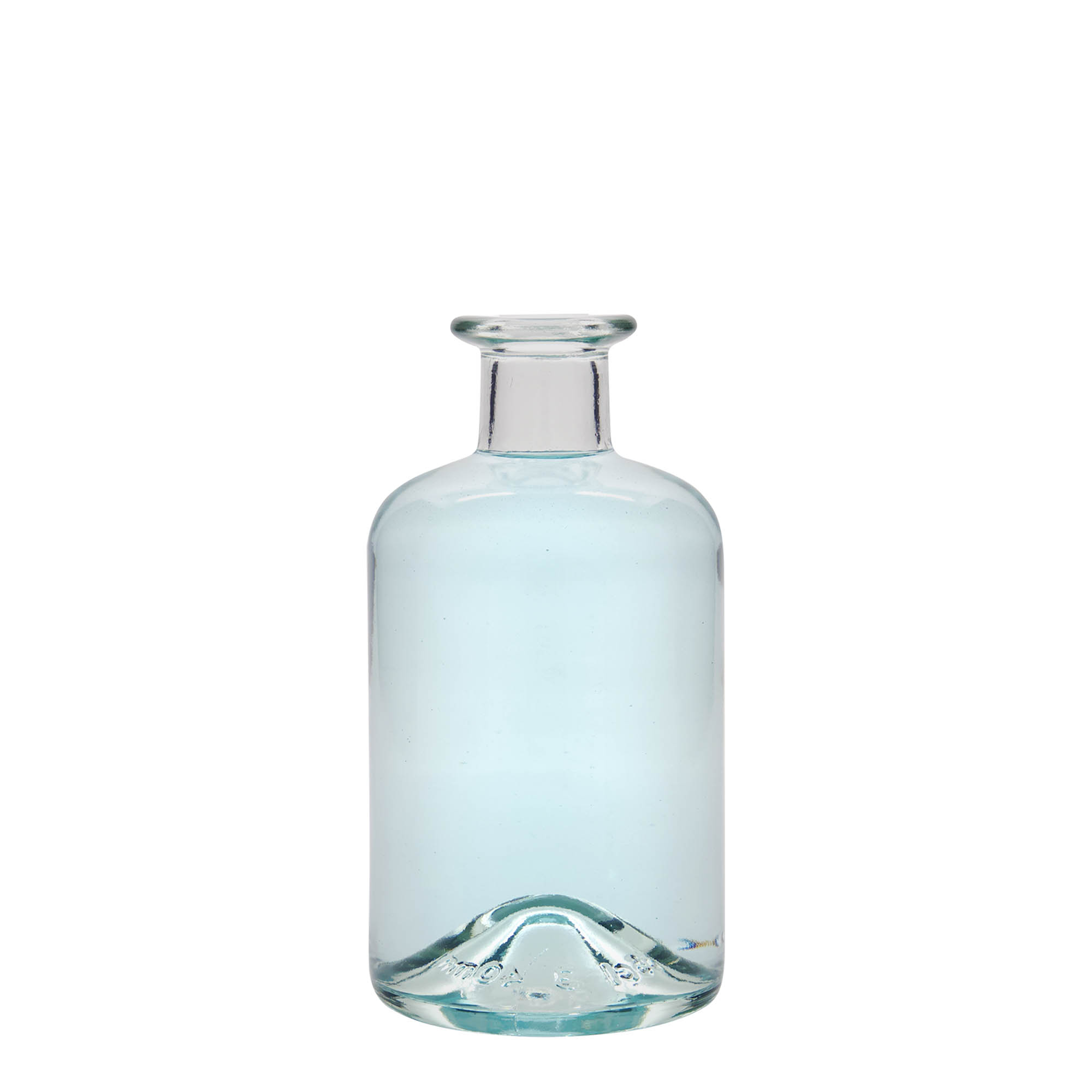 350 ml lekárnická sklenená fľaša, hrdlo: korok