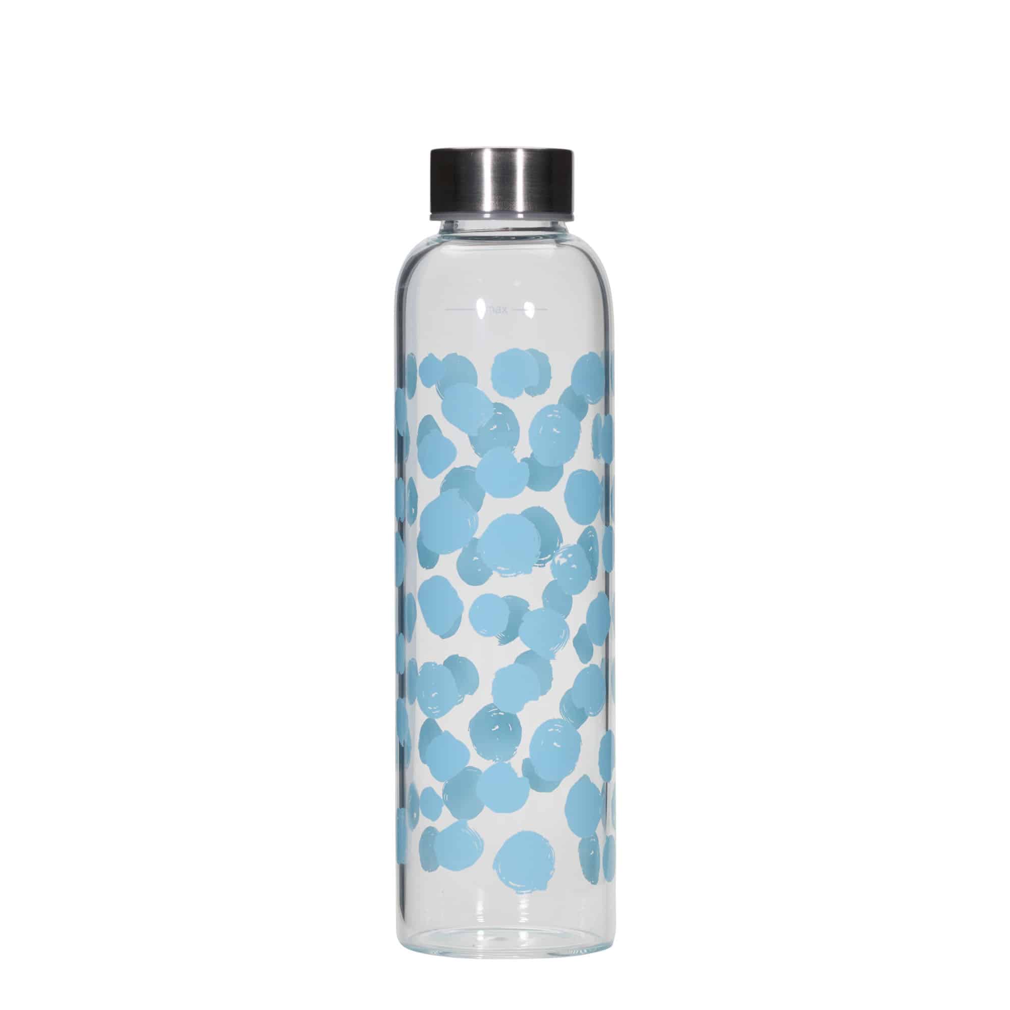 500 ml fľaša „Perseus“, motív: modré body, hrdlo: skrutkovací uzáver