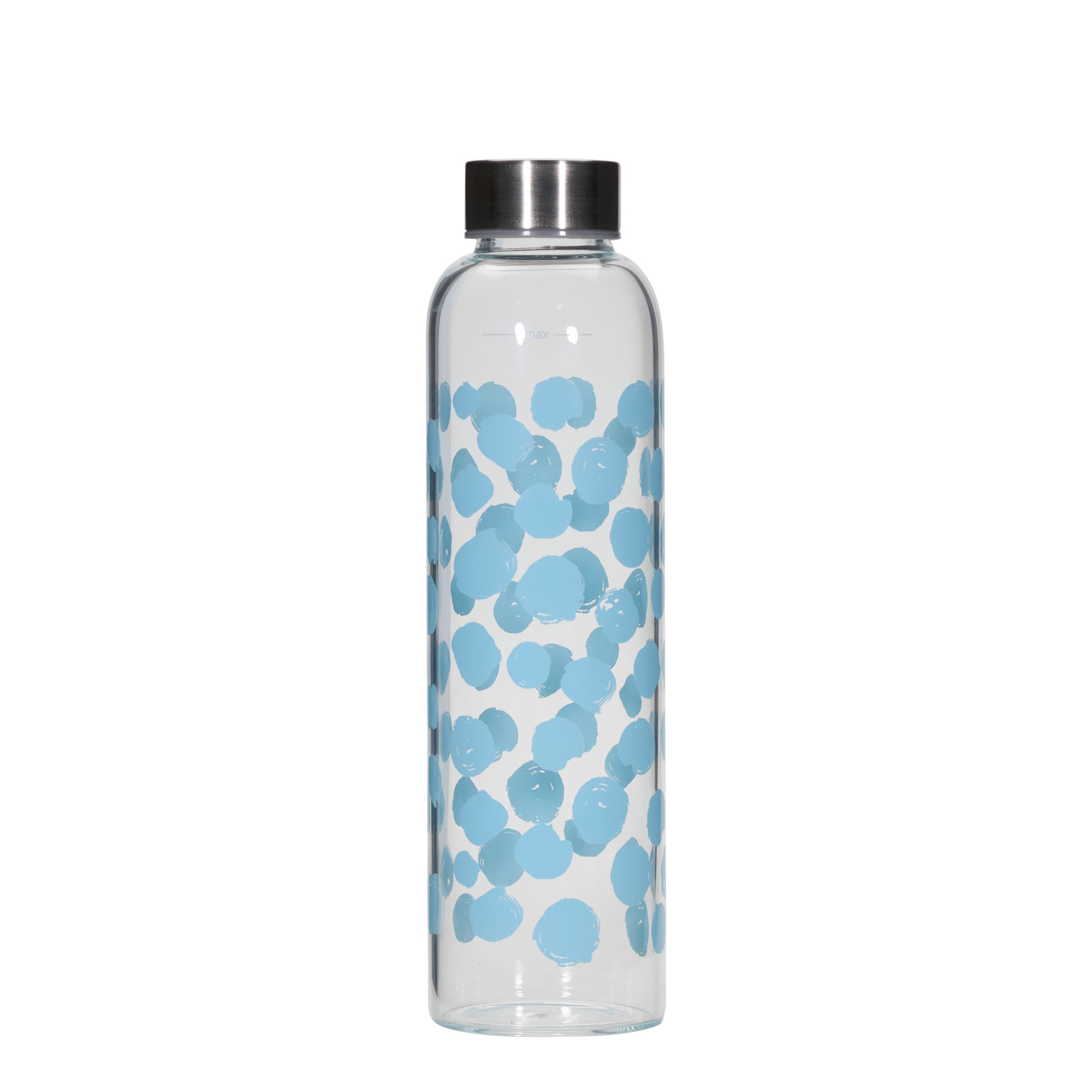 500 ml fľaša na pitie 'Perseus - Modré bodky', otvor: závitové viečko 500 ml fľaša na pitie 'Perseus - Modré bodky', otvor: závitové viečko
