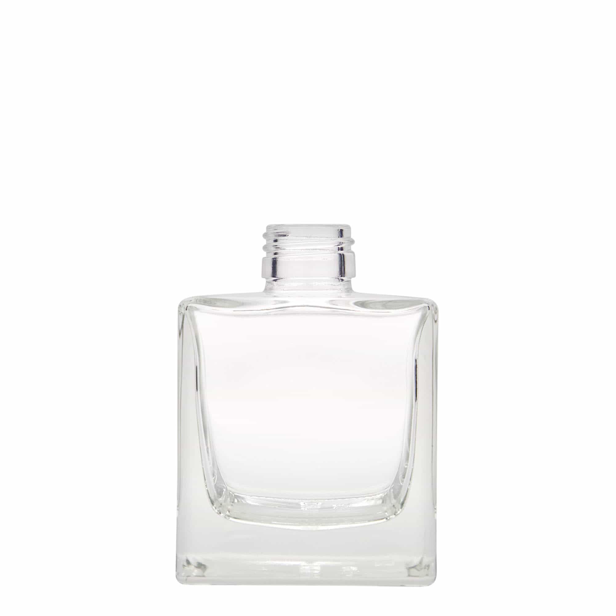 200 ml sklená fľaša „Cube“, štvorcová, hrdlo: PP 28 200 ml sklená fľaša „Cube“, štvorcová, hrdlo: PP 28