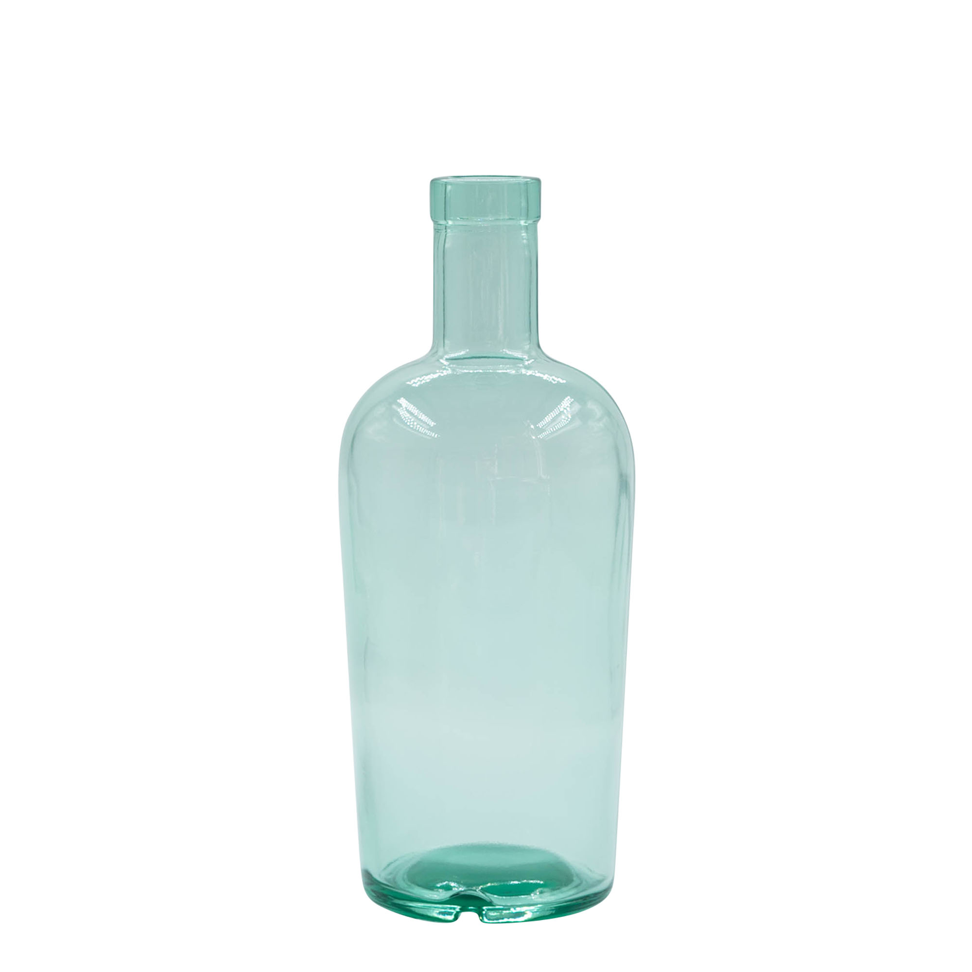 700 ml sklenená fľaša 'Teo Light', hrdlo: korkové