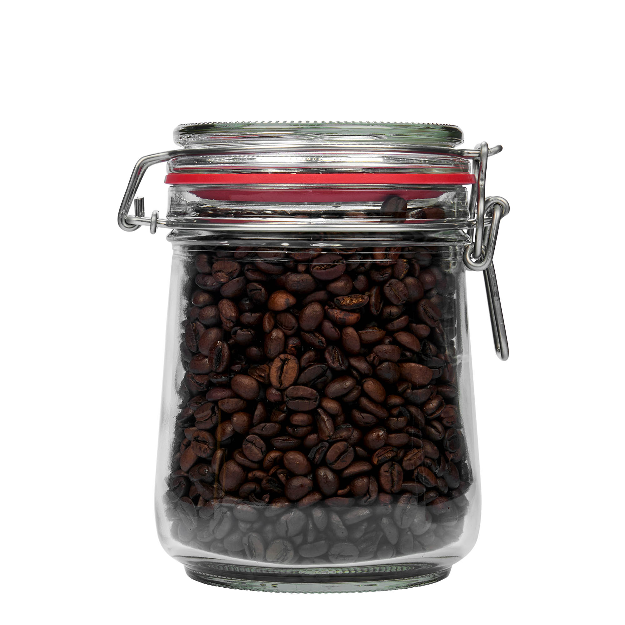 800 ml sklenená nádoba so závesným drôtovým uzáverom, hrdlo: závesný drôtový uzáver
