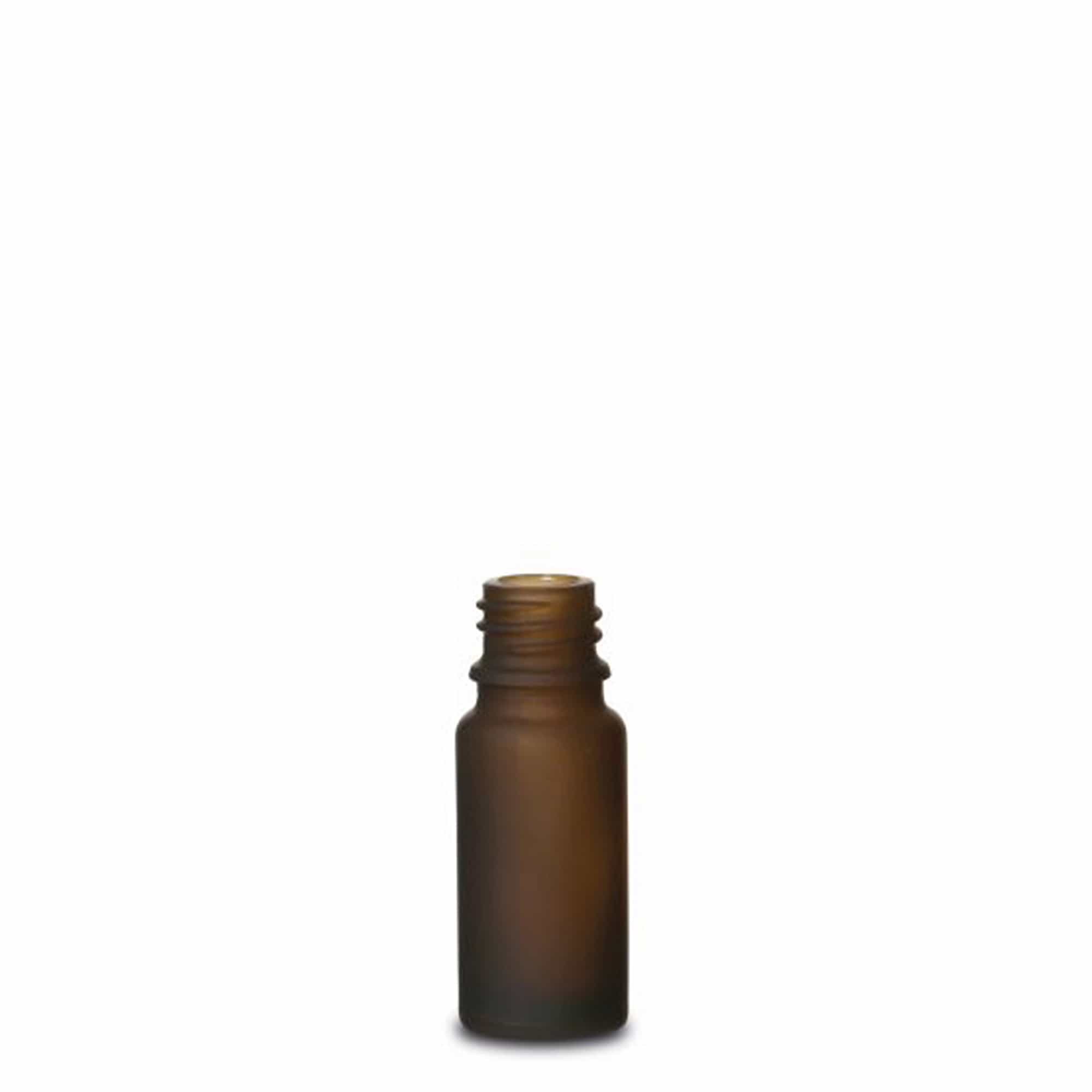 10ml liekovka, sklo, hnedá matná, hrdlo: DIN 18 10ml liekovka, sklo, hnedá matná, hrdlo: DIN 18