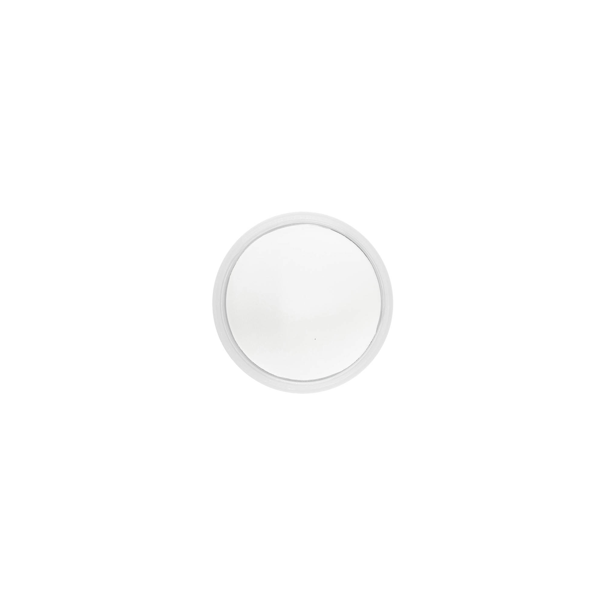 Skrutkovací uzáver 'Clear/Platin Edition', PP-plast, biely, pre hrdlo: 40/2P