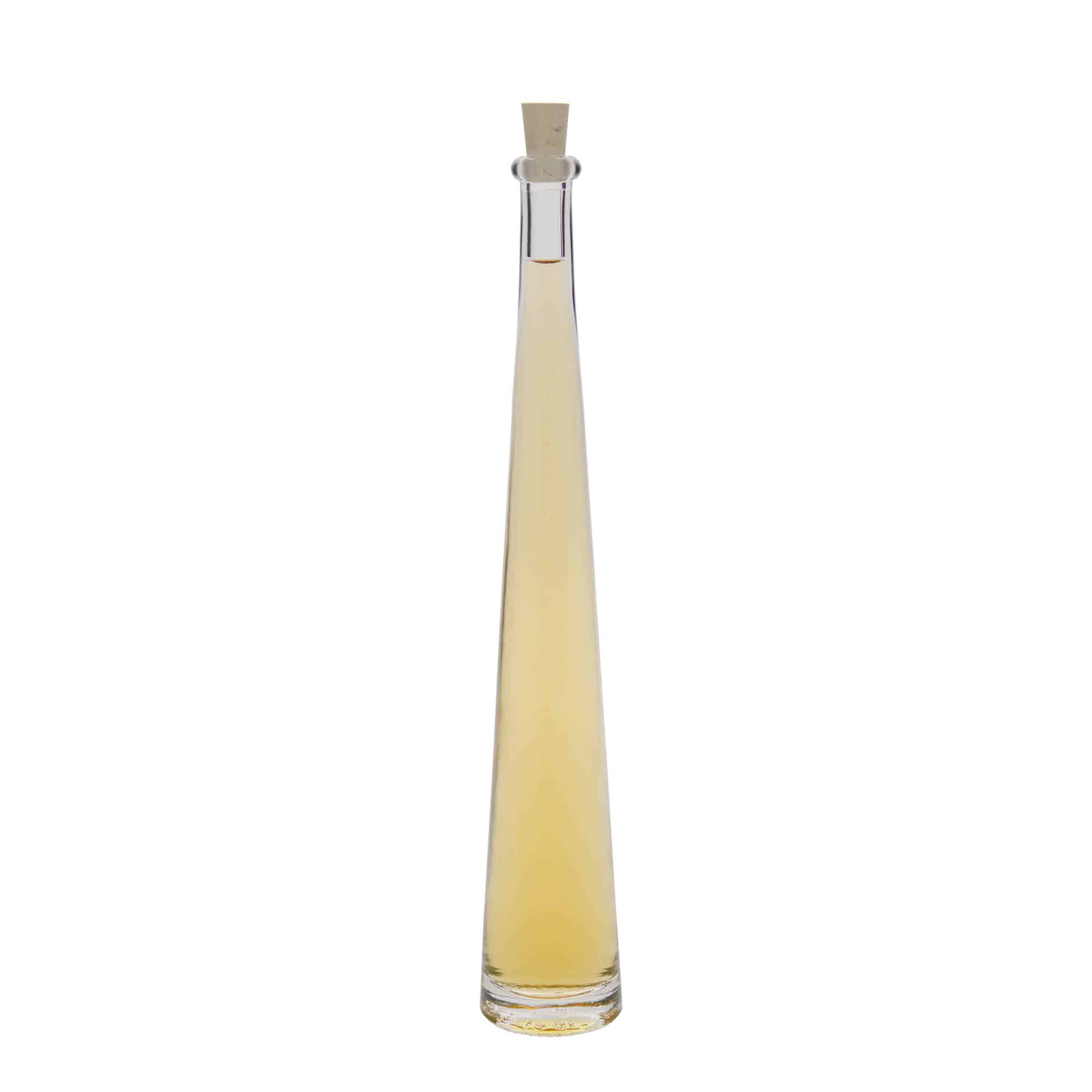 100 ml sklená fľaša „Dama Rondo“, hrdlo: korok