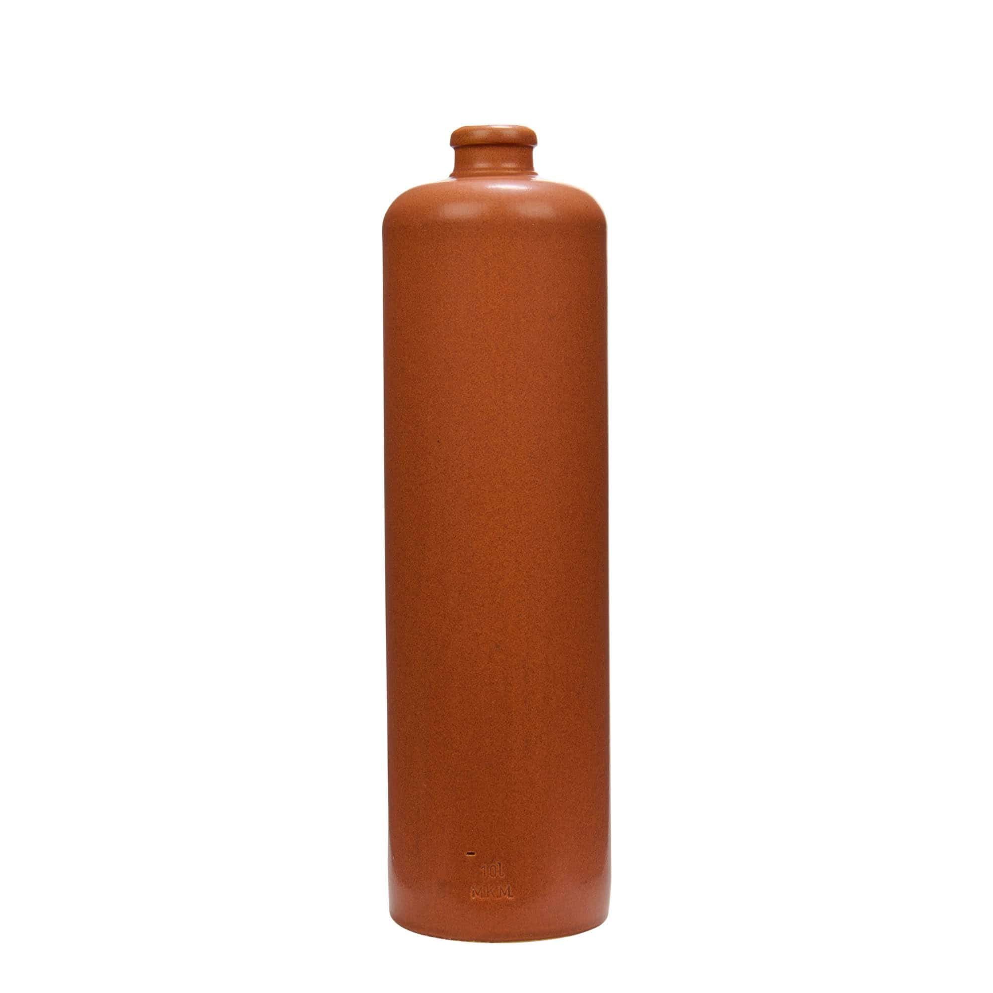 1 000 ml hlinený krčah, kamenina, červená – hnedá farba, hrdlo: korok