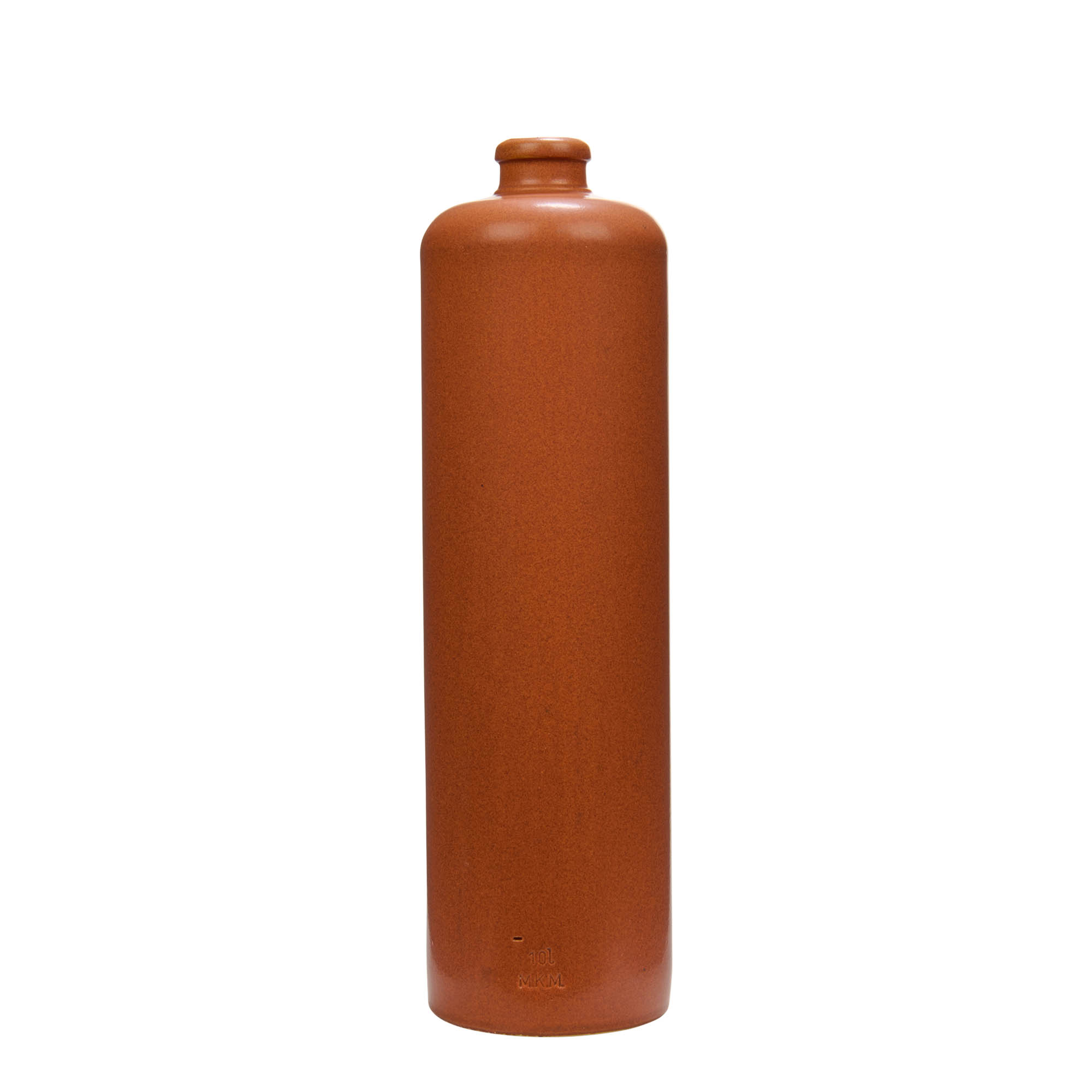 1 000 ml hlinený džbán, kamenina, červeno-hnedý, hrdlo: korok