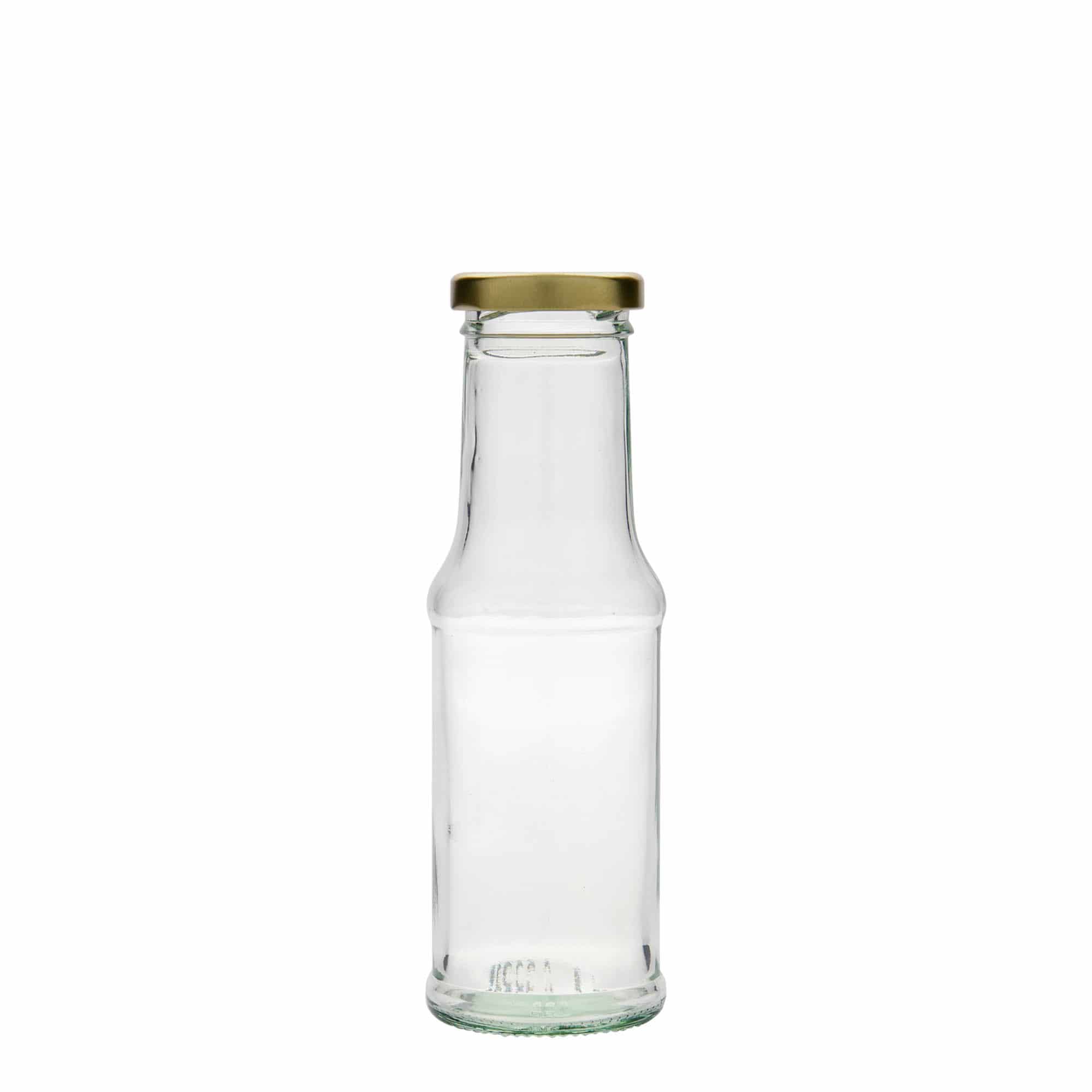 200 ml fľaša na omáčku, sklená, hrdlo: twist off (TO 43)