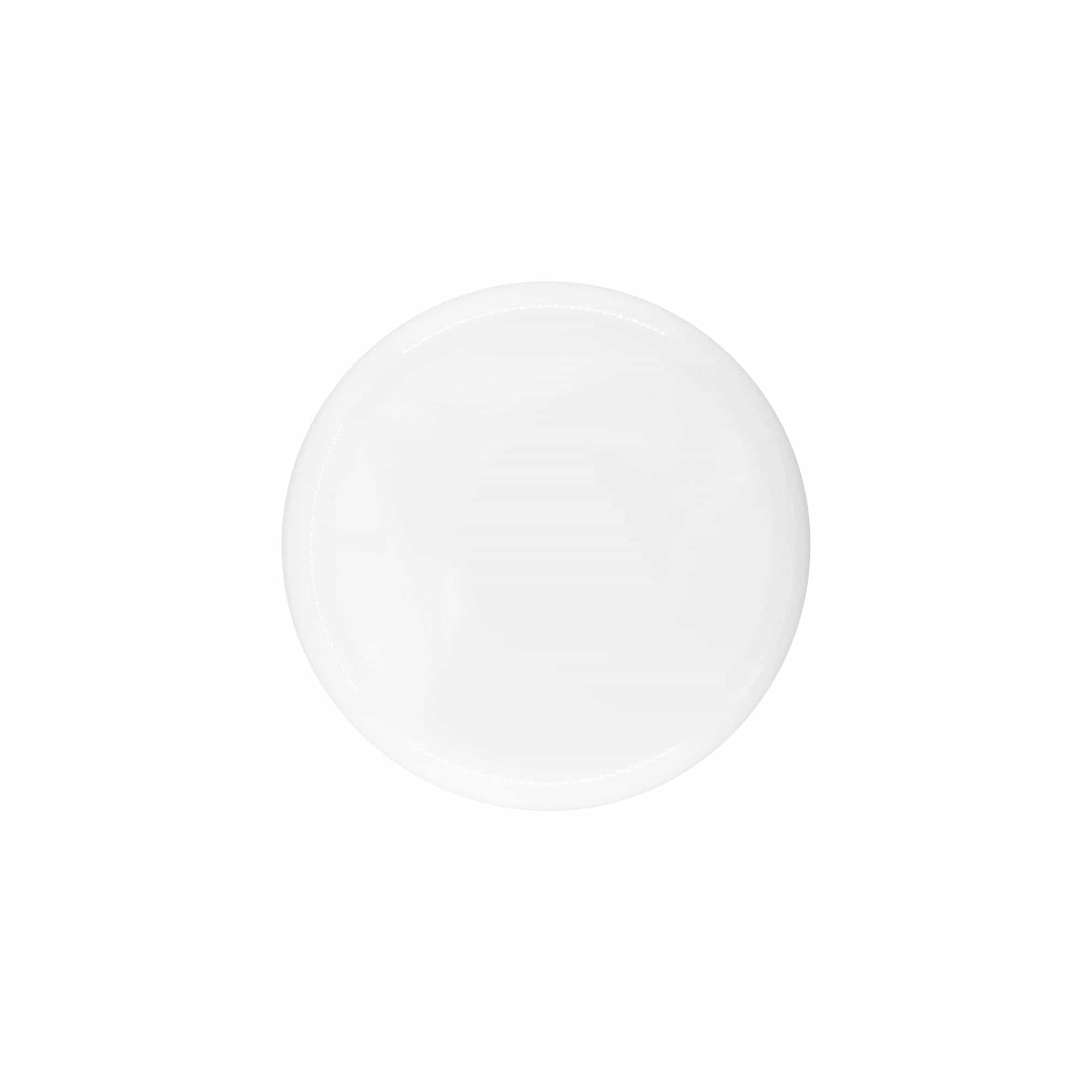 Skrutkovací uzáver pre 150 ml „Bianca“, PP plast, biela farba