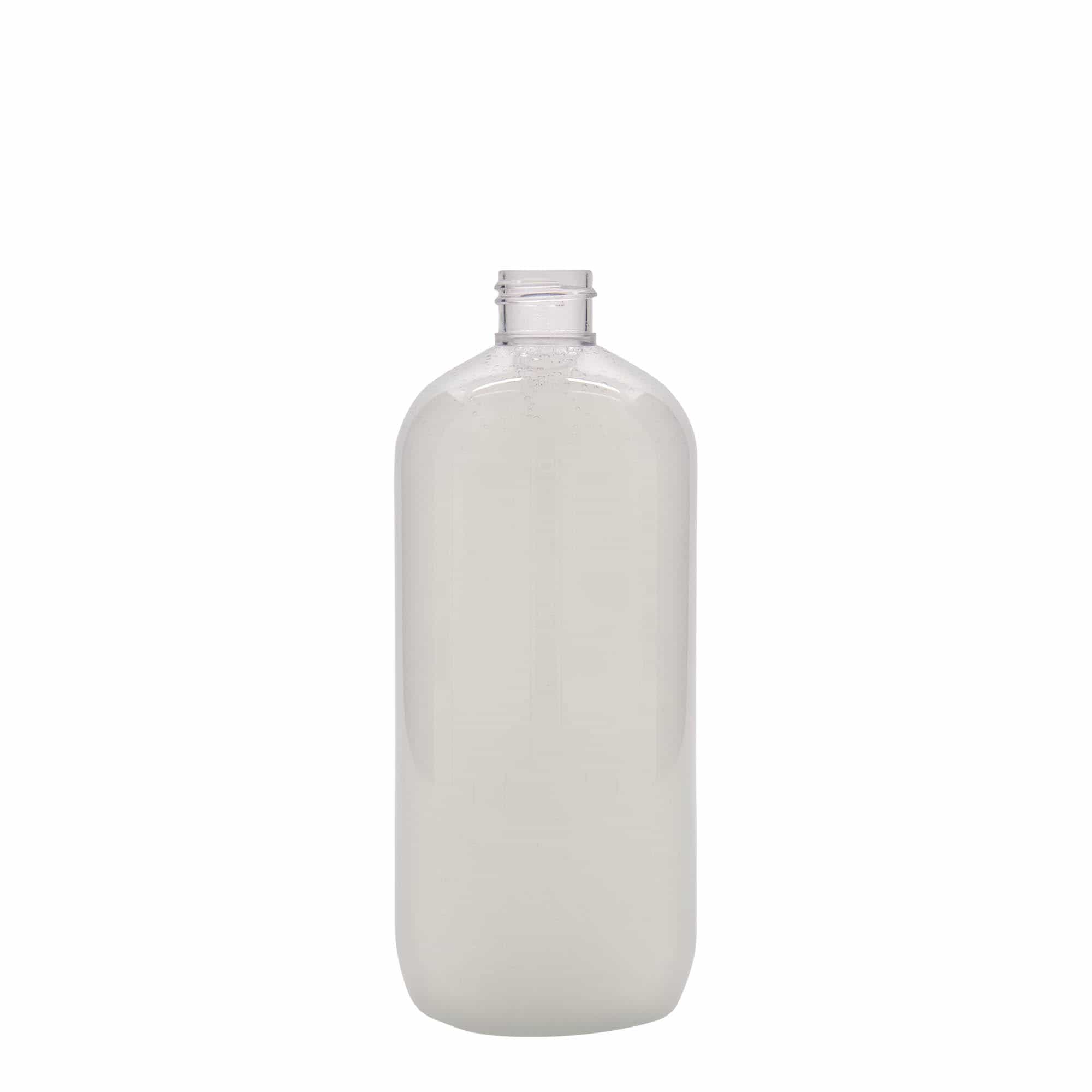 500 ml PET fľaša „Boston“, plast, hrdlo: GPI 24/410