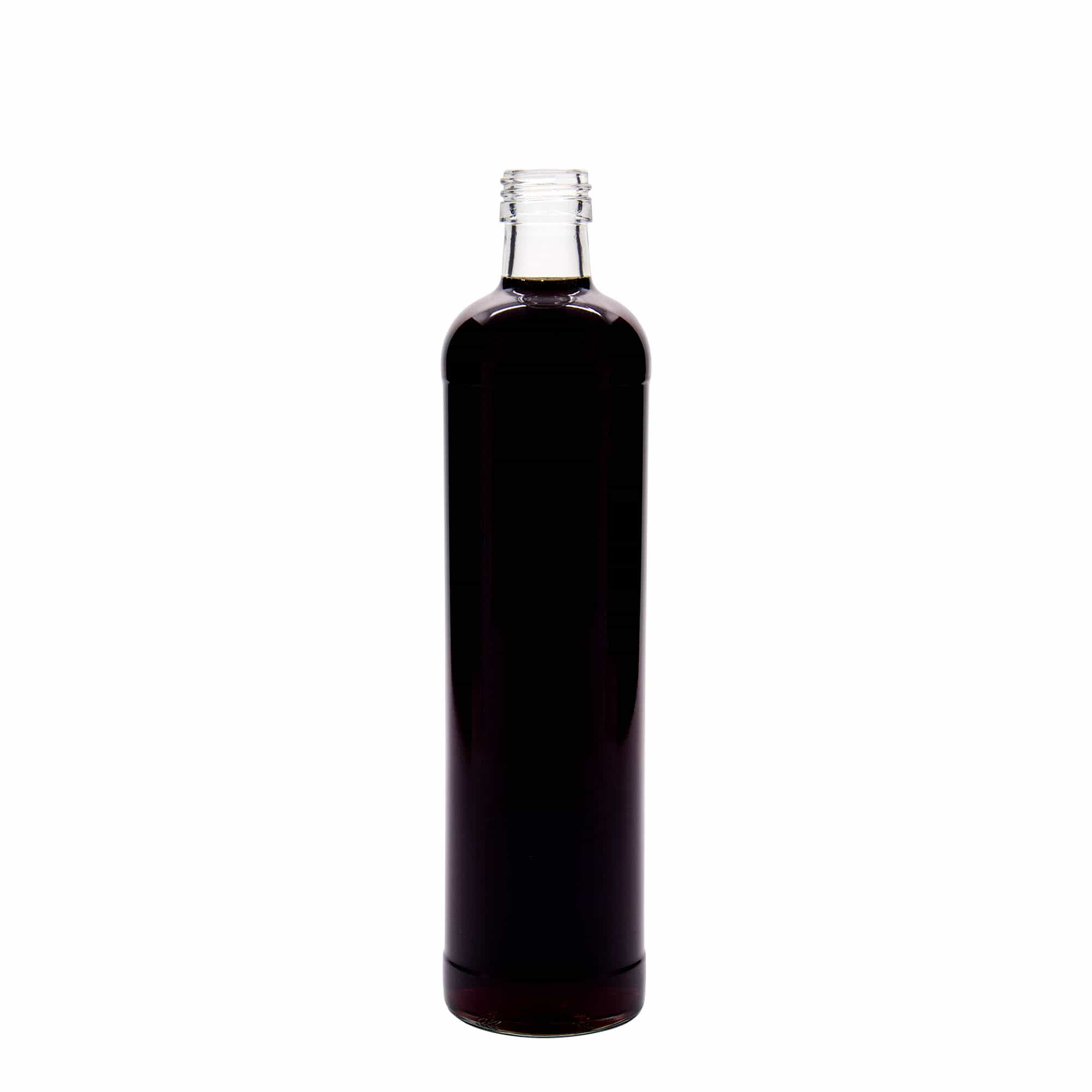 500 ml fľaša, sklená, hrdlo: PP 28