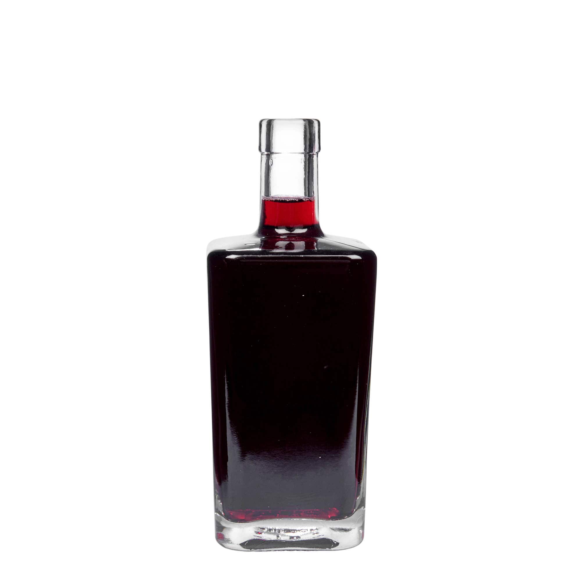 500 ml sklená fľaša „Noel“, štvorcová, hrdlo: korok