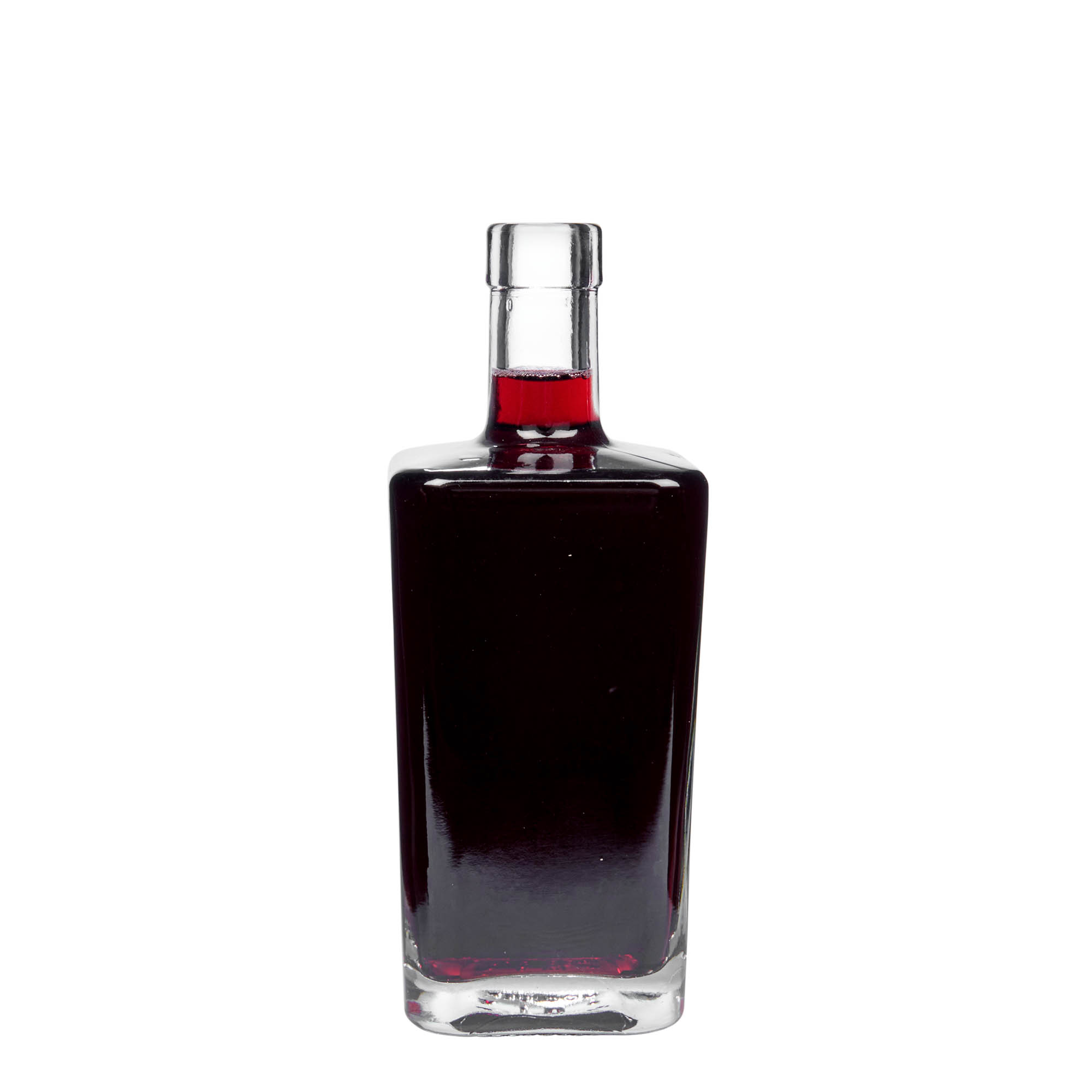 500 ml sklenená fľaša 'Noel', štvorcová, hrdlo: korok 500 ml sklenená fľaša 'Noel', štvorcová, hrdlo: korok